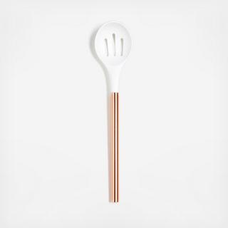 Ada Silicone Slotted Spoon with Copper Handle