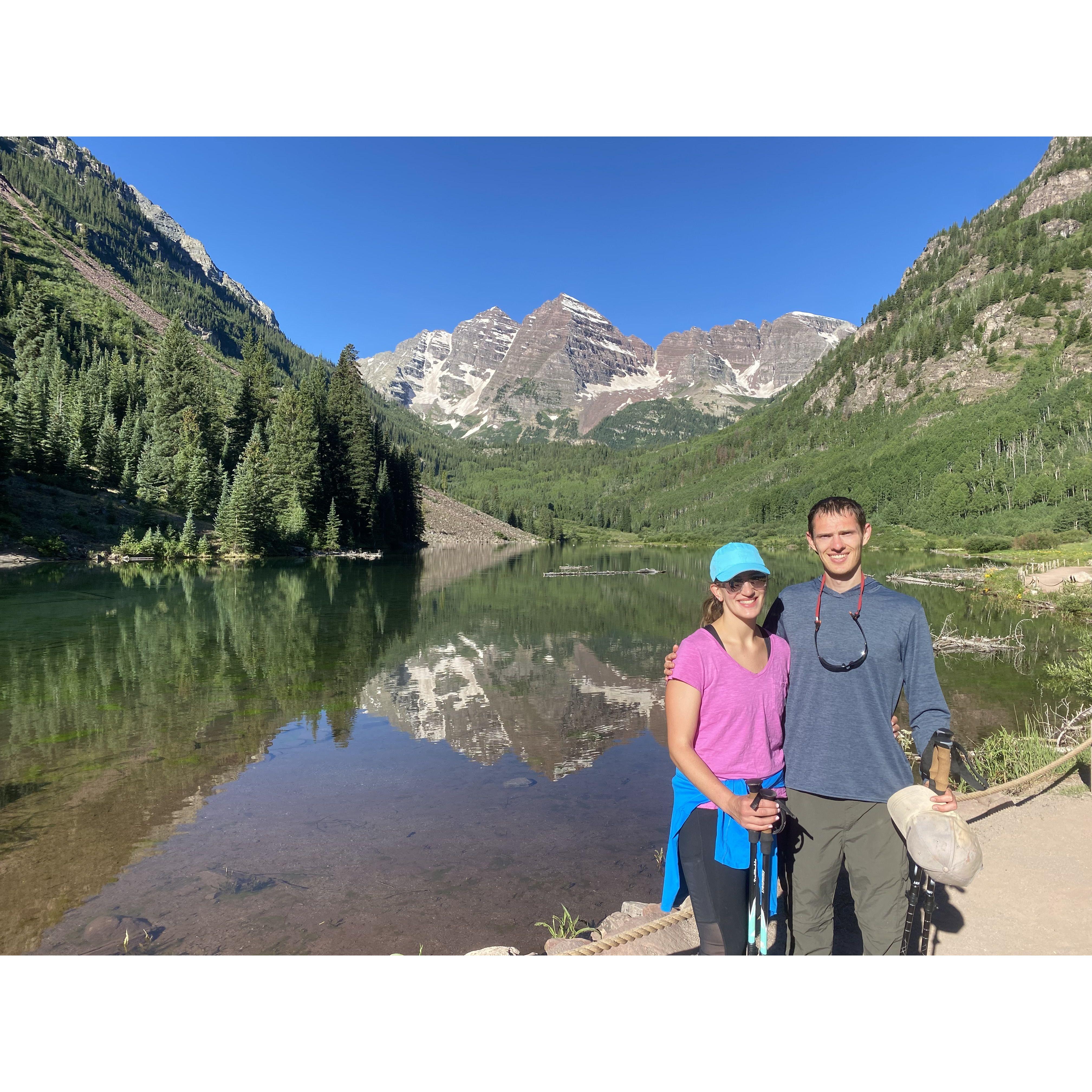 Maroon Lake in Colorado