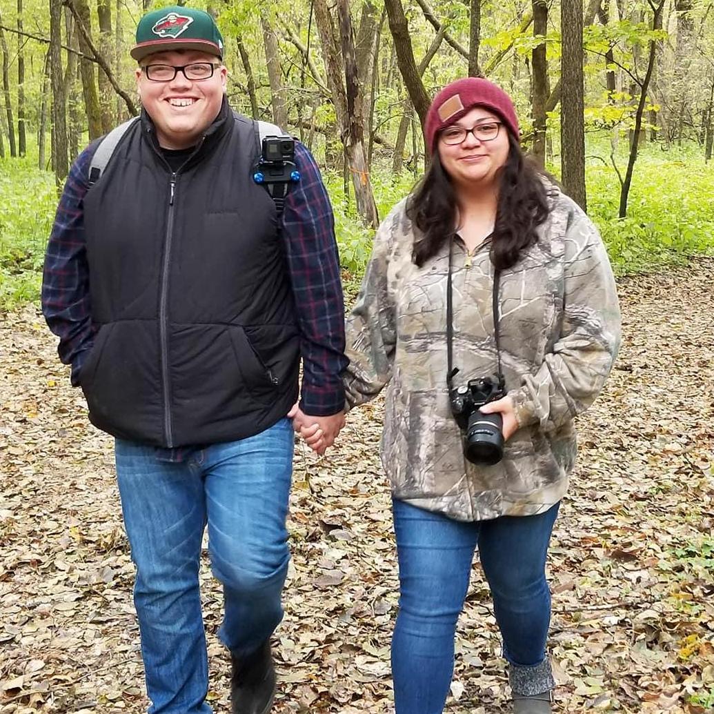 Just a cute couple in nature