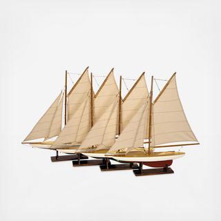 Mini Pond Yachts, Set of 4