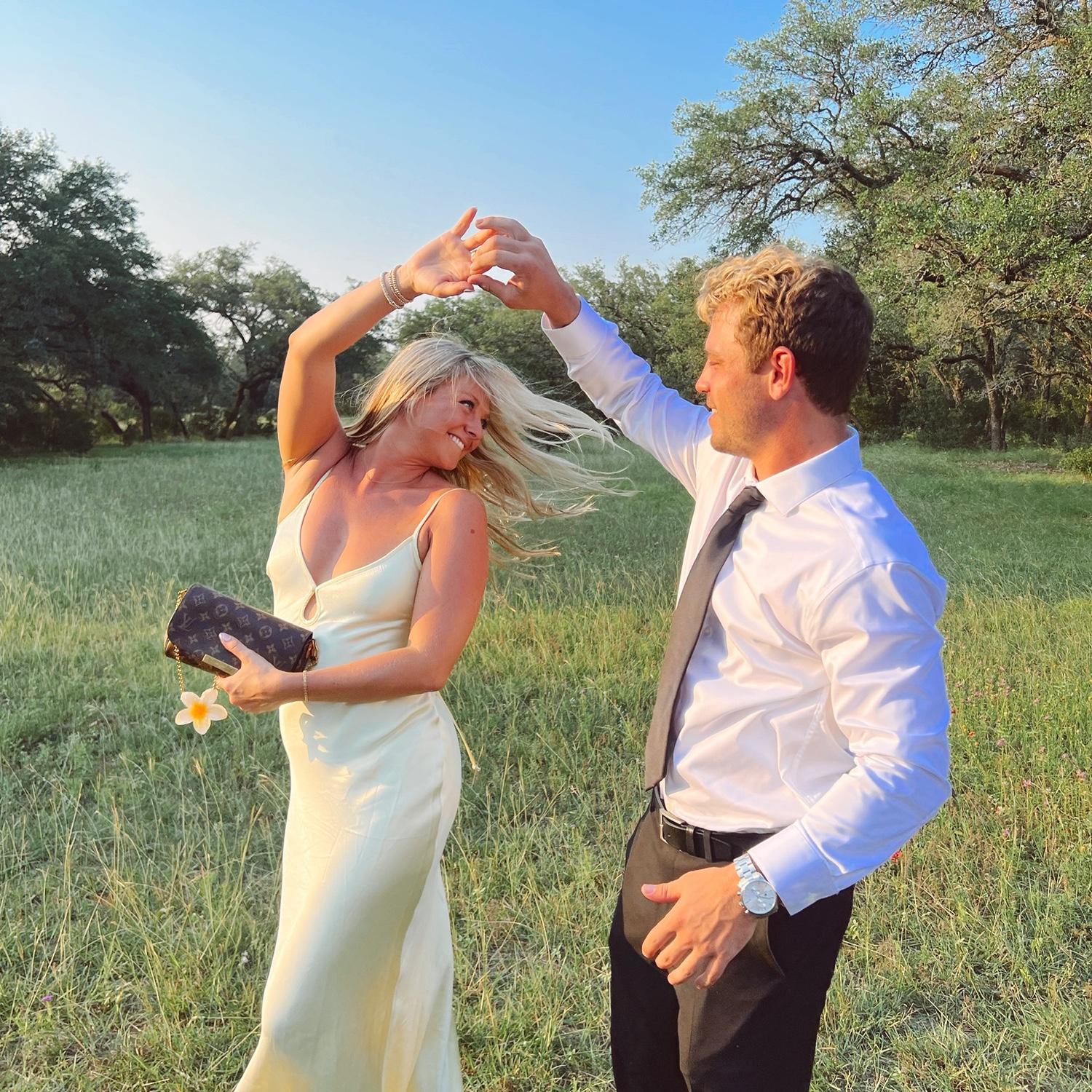Wedding guests at the Bauman’s wedding! (Fun fact: this is where Ryan met all of Avery’s friends, including the bride and groom haha)