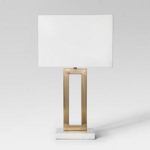 Weston Window Pane Table Lamp Brass (Lamp Only) - Project 62™