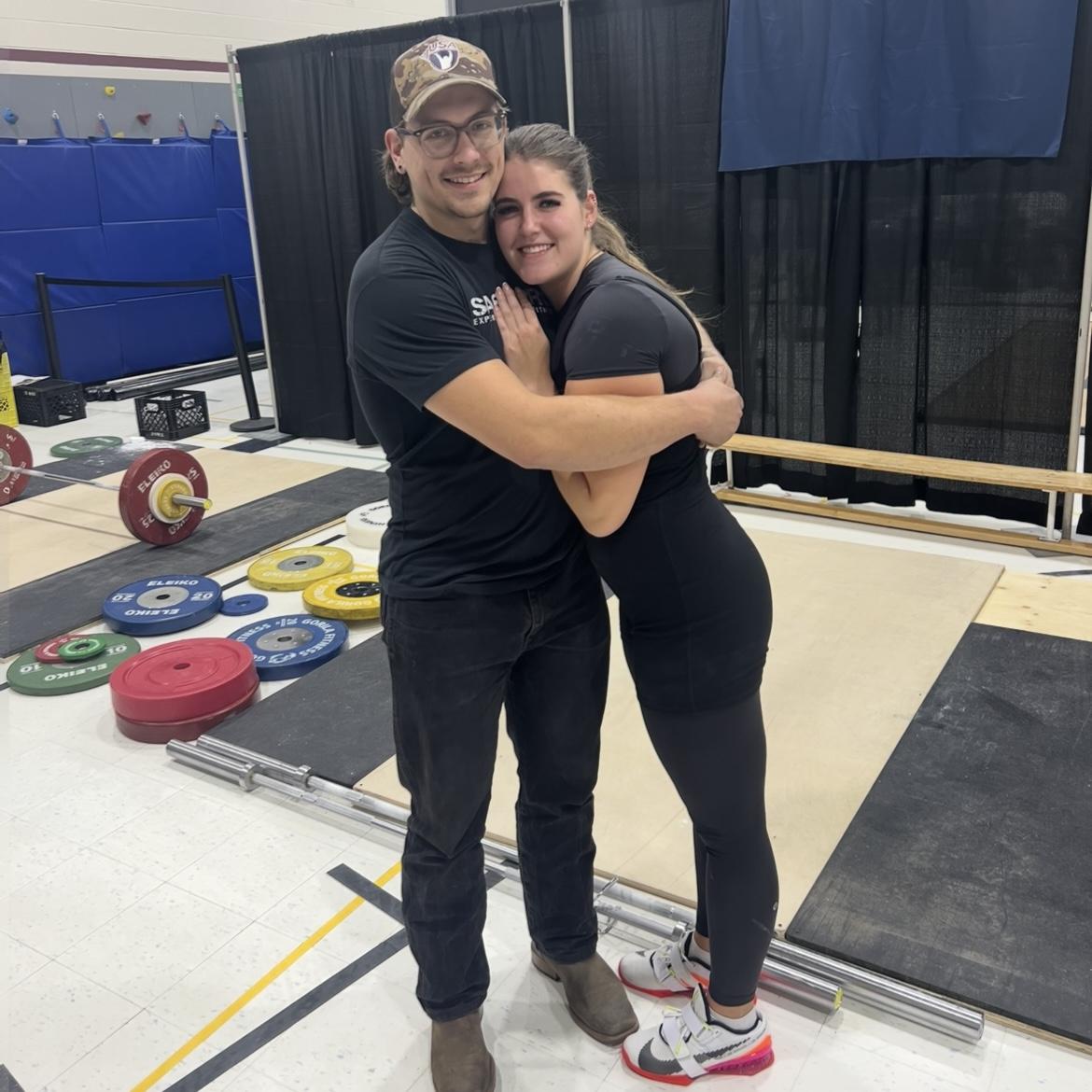 Tori’s first Olympic Weightlifting competition. October 2024