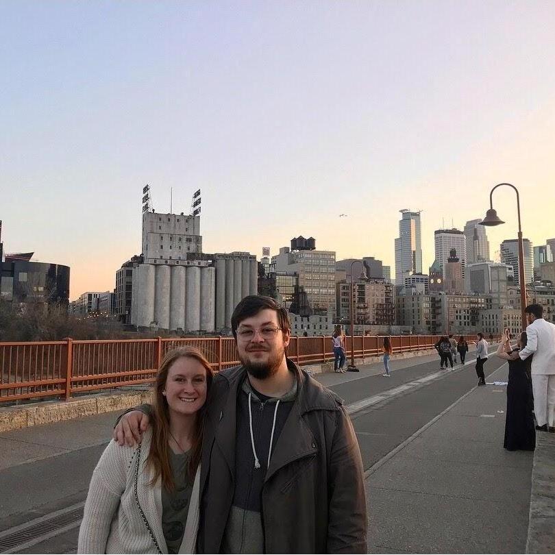 Enjoying the sunset in a classic Minneapolis spot - the Stone Arch Bridge. The amount of times we have walked, ran or biked over this is too many to count!