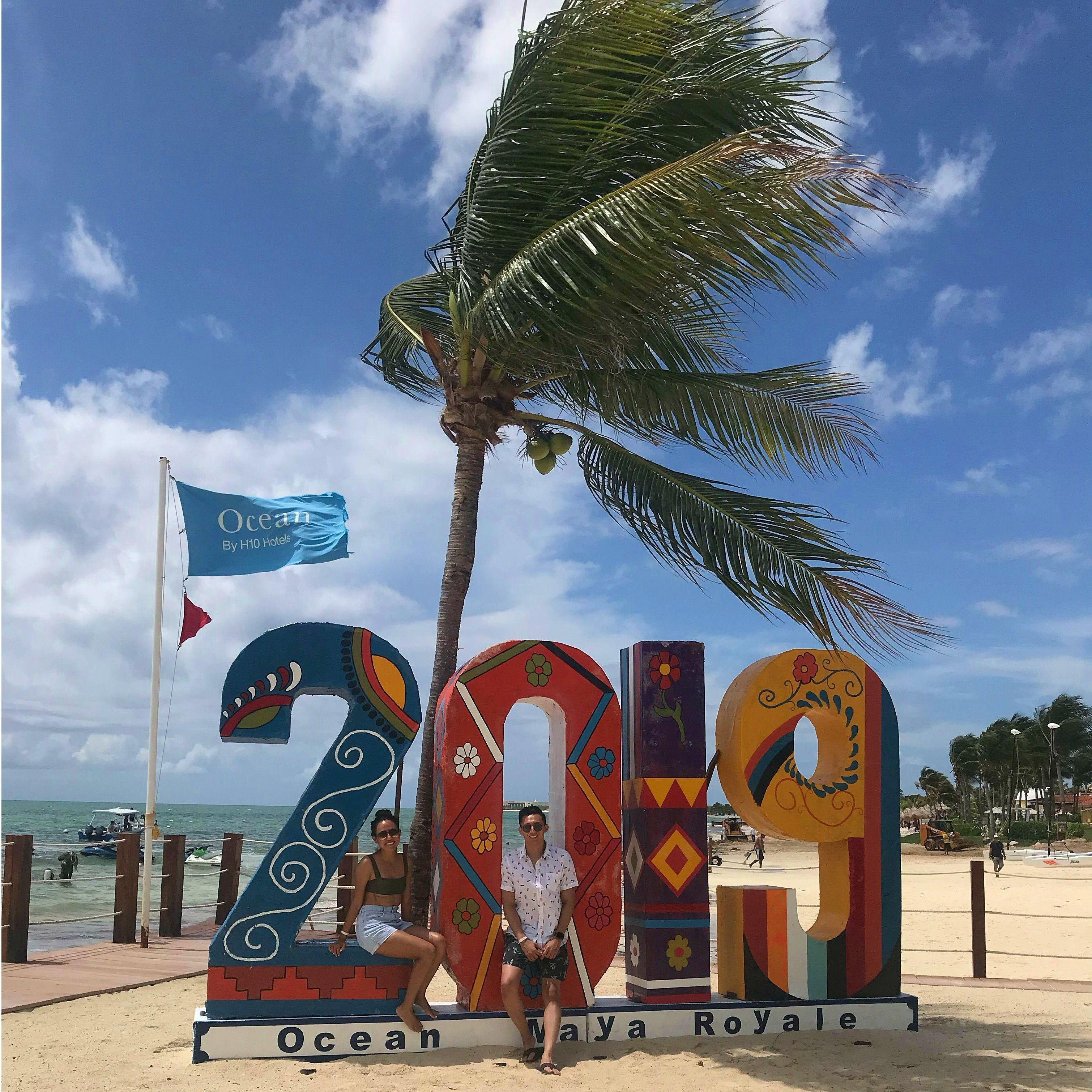 Celebrating our 3 year anniversary in Mexico (Aug 2019)