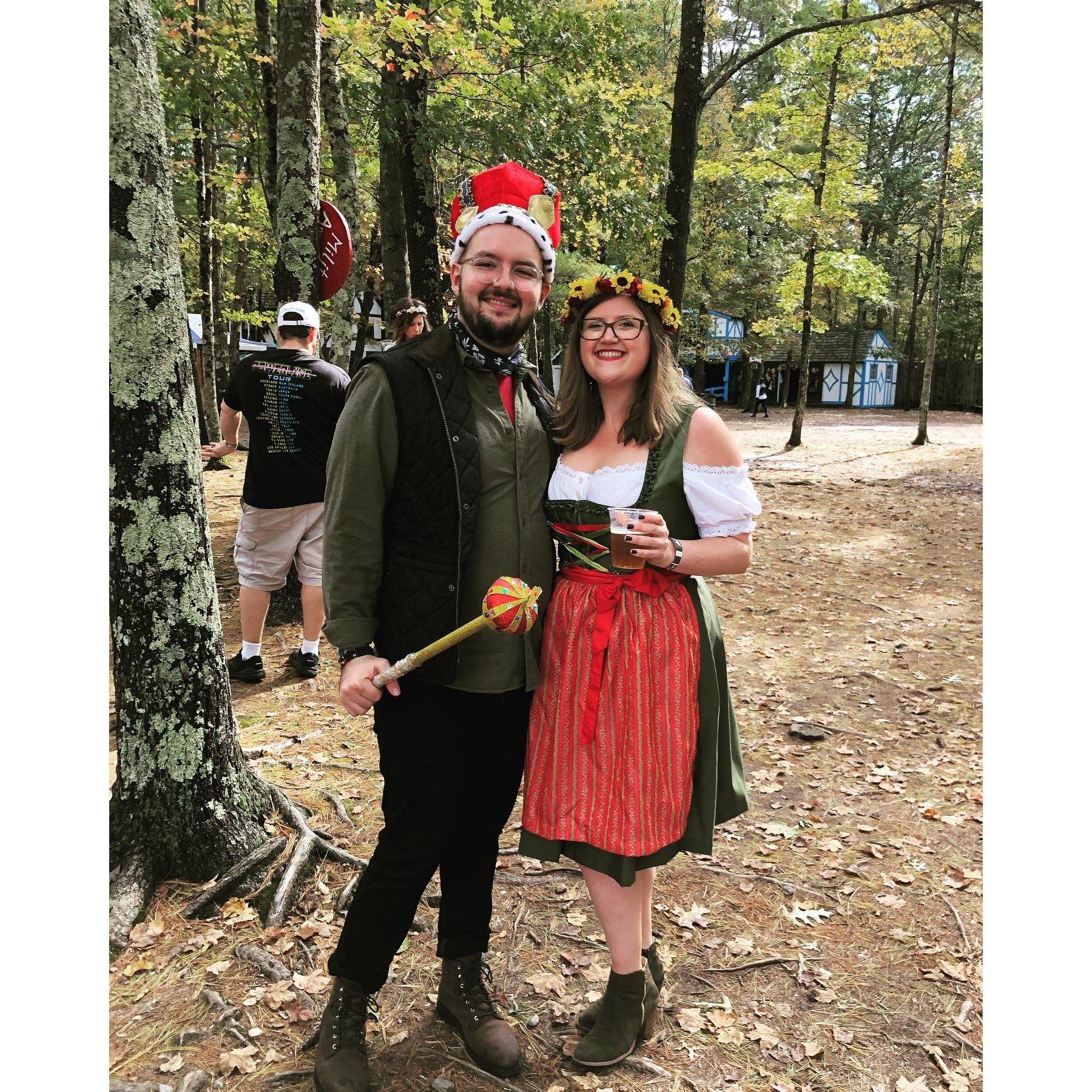 We ate a giant turkey thigh after this