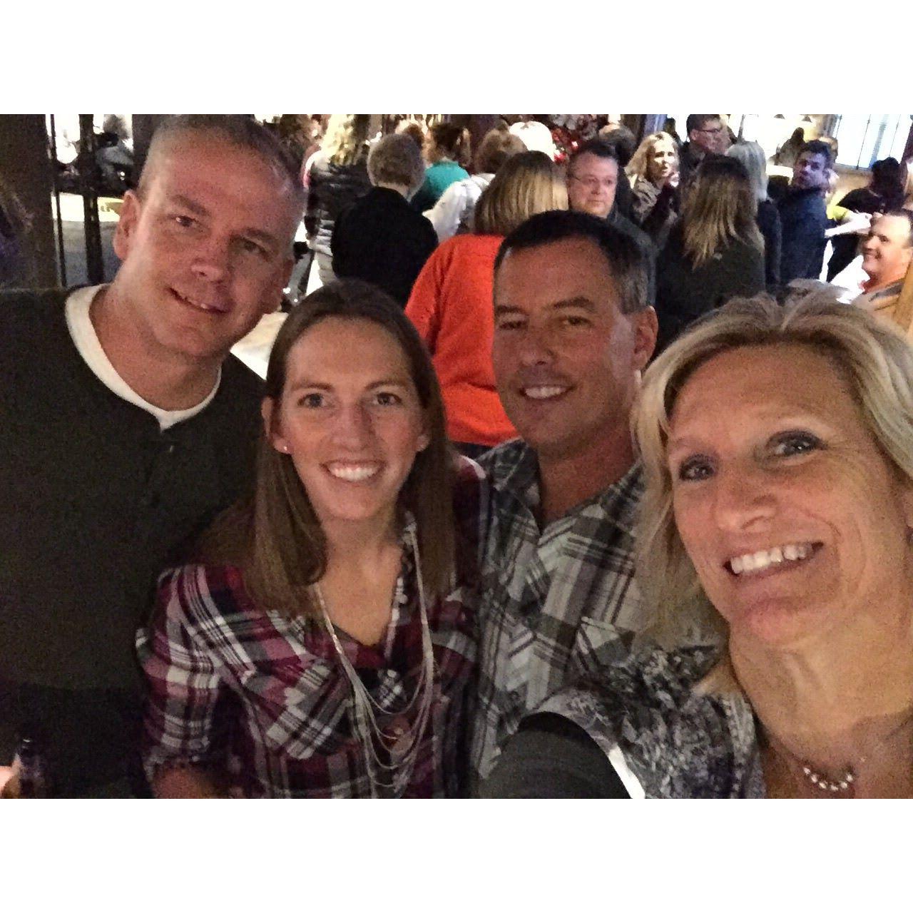 Right before our first concert together, Jason Aldean!