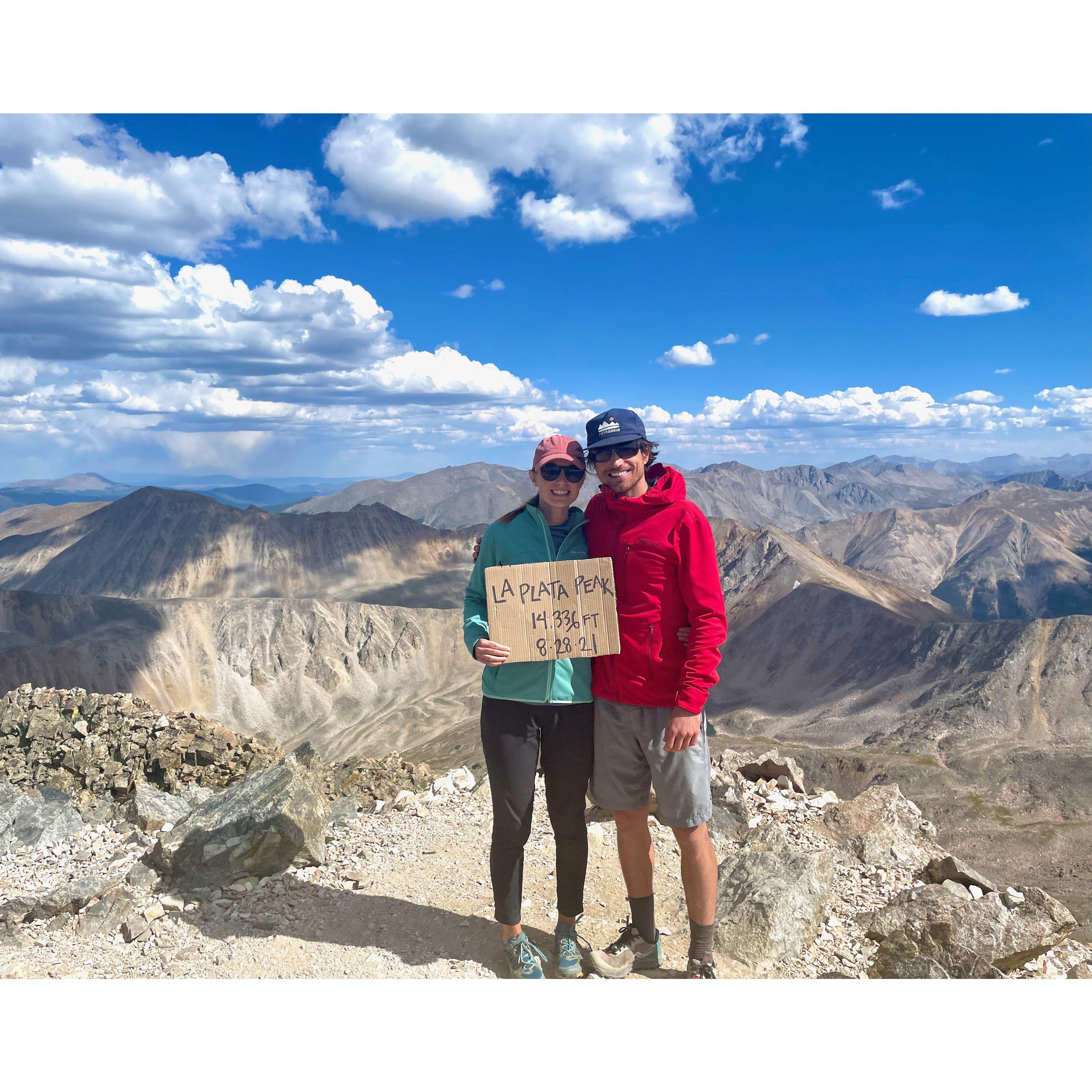 Another 14er down!