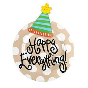 Coton Colors Happy Everything Platter, Big, Neutral Dot
