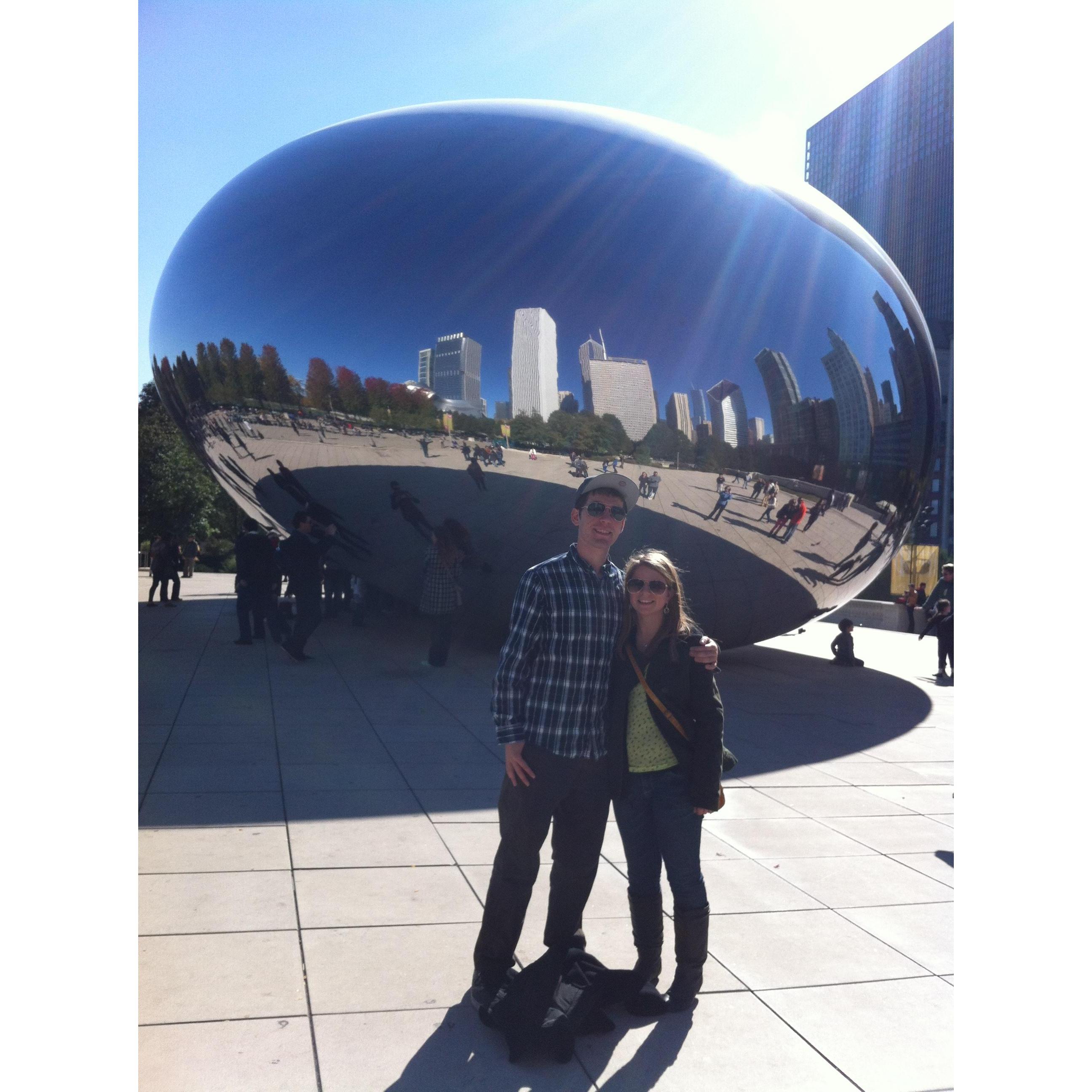 Austin's first time visiting Chicago with Stephanie shortly after they started dating in the Fall of 2012.