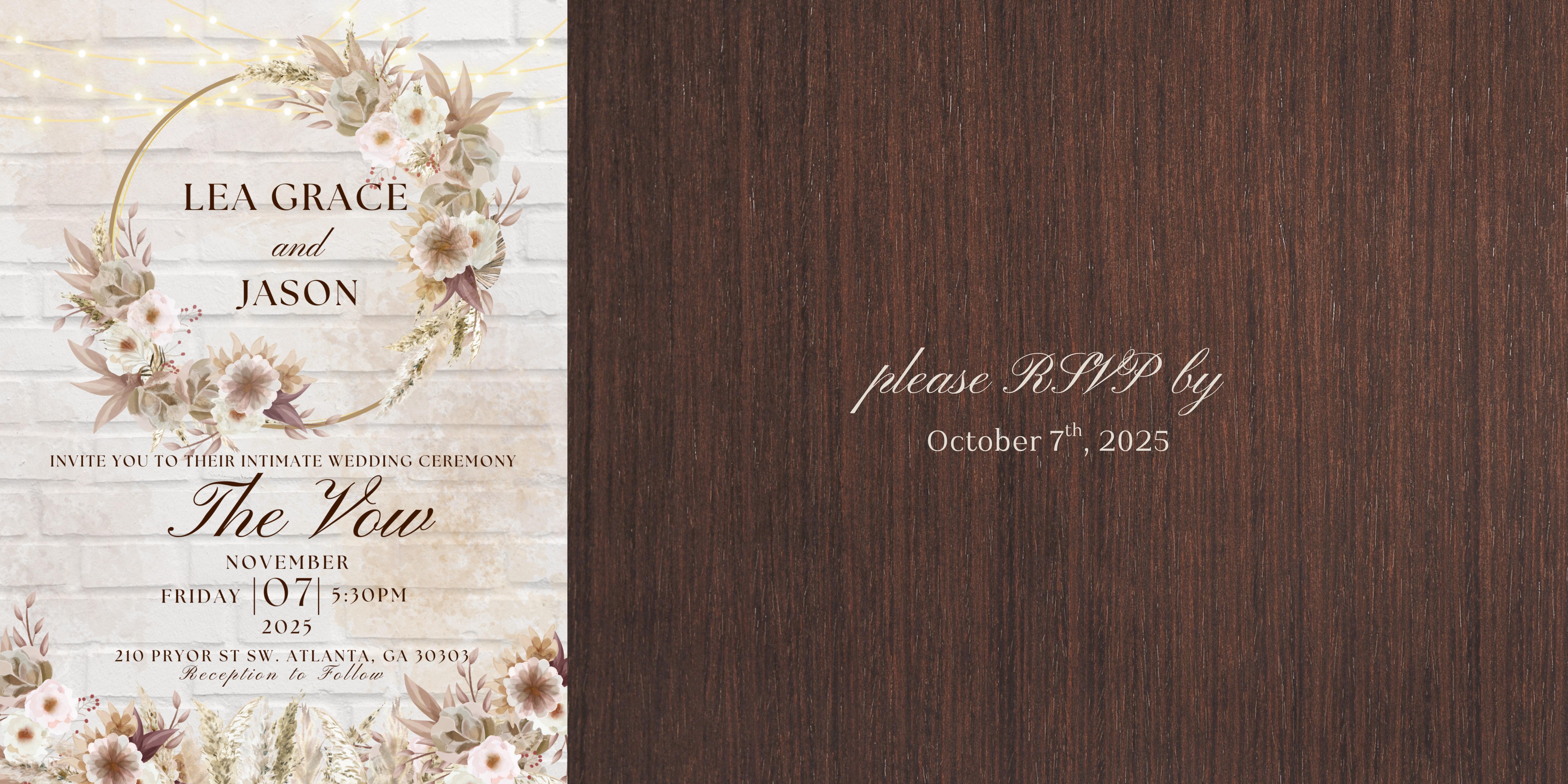 The Wedding Website of JASON BETTS II and LEA GRACE SWINSON