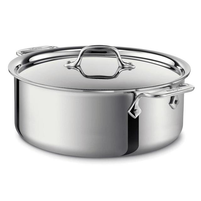 D3 Stainless Everyday 3-ply Bonded Cookware, Stockpot with lid, 6 quart