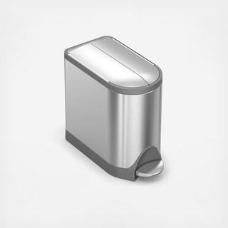 Short Stainless Steel Butterfly Step Can