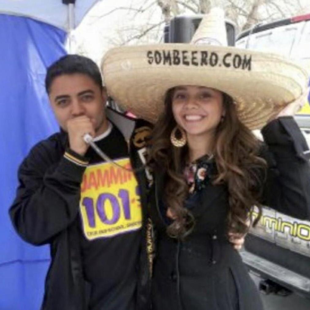 In the beginning I would visit Adrian while he was working events for Jammin 101.5.
