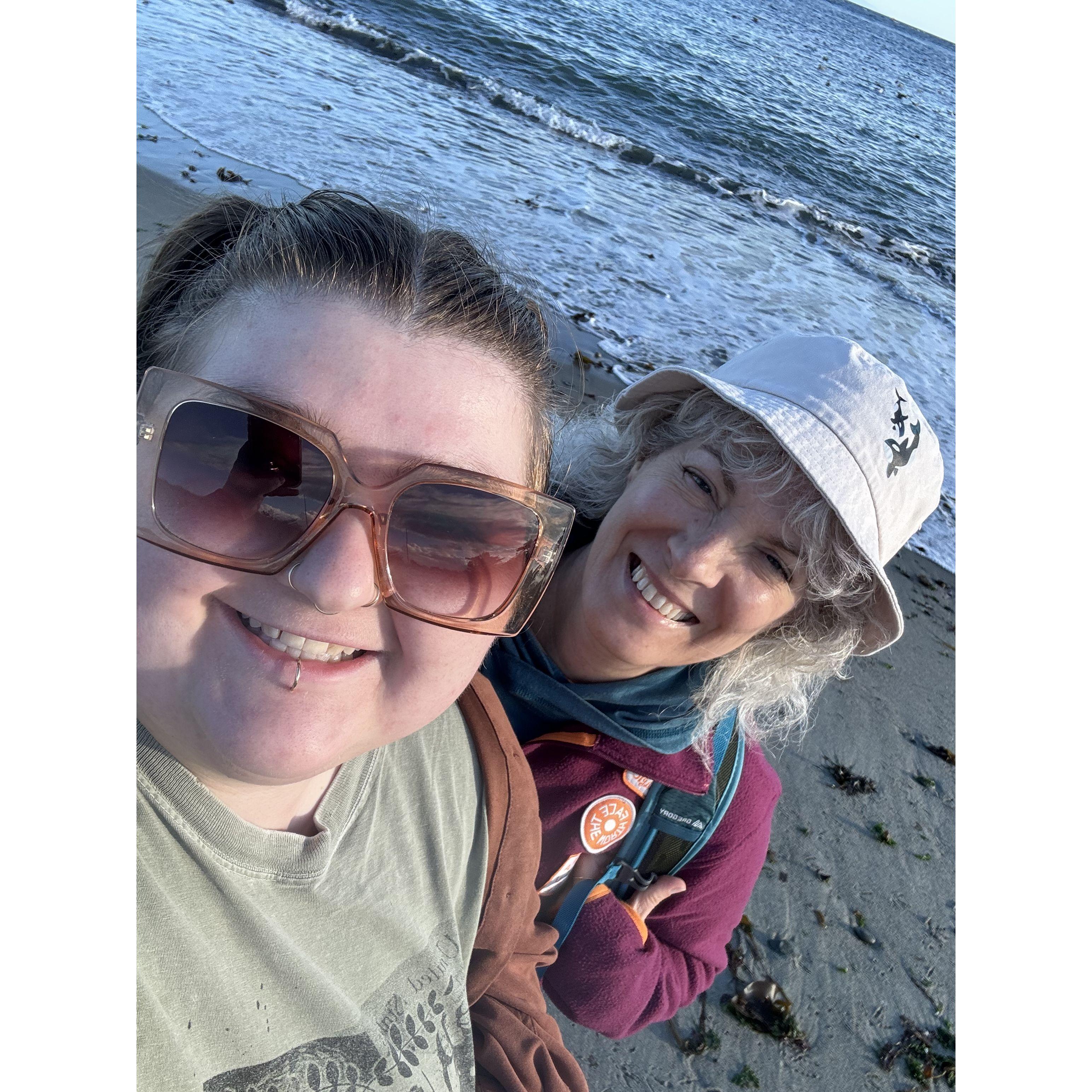 Gabby and Jill's beach adventure!