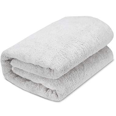 Chakir Turkish Linens Hotel & Spa Quality, Highly Absorbent Towel Set (Oversized Bath Sheet - 1 Pack (40''x80''), White)