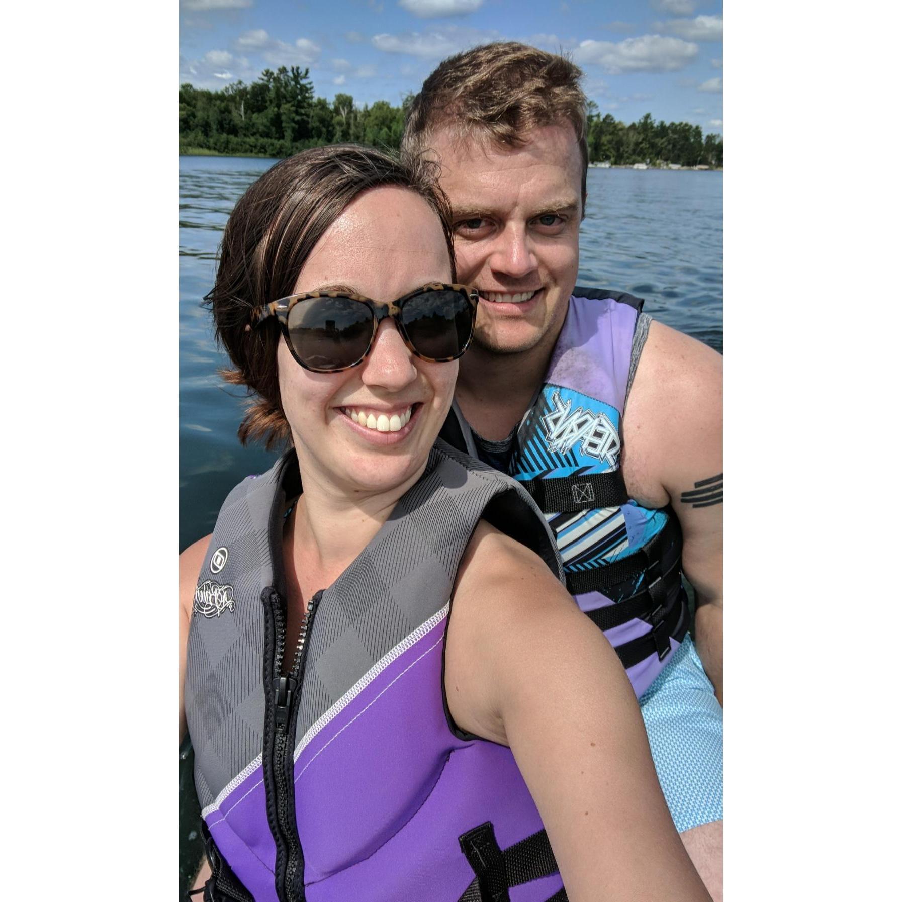 Jetskiing at the cabin!