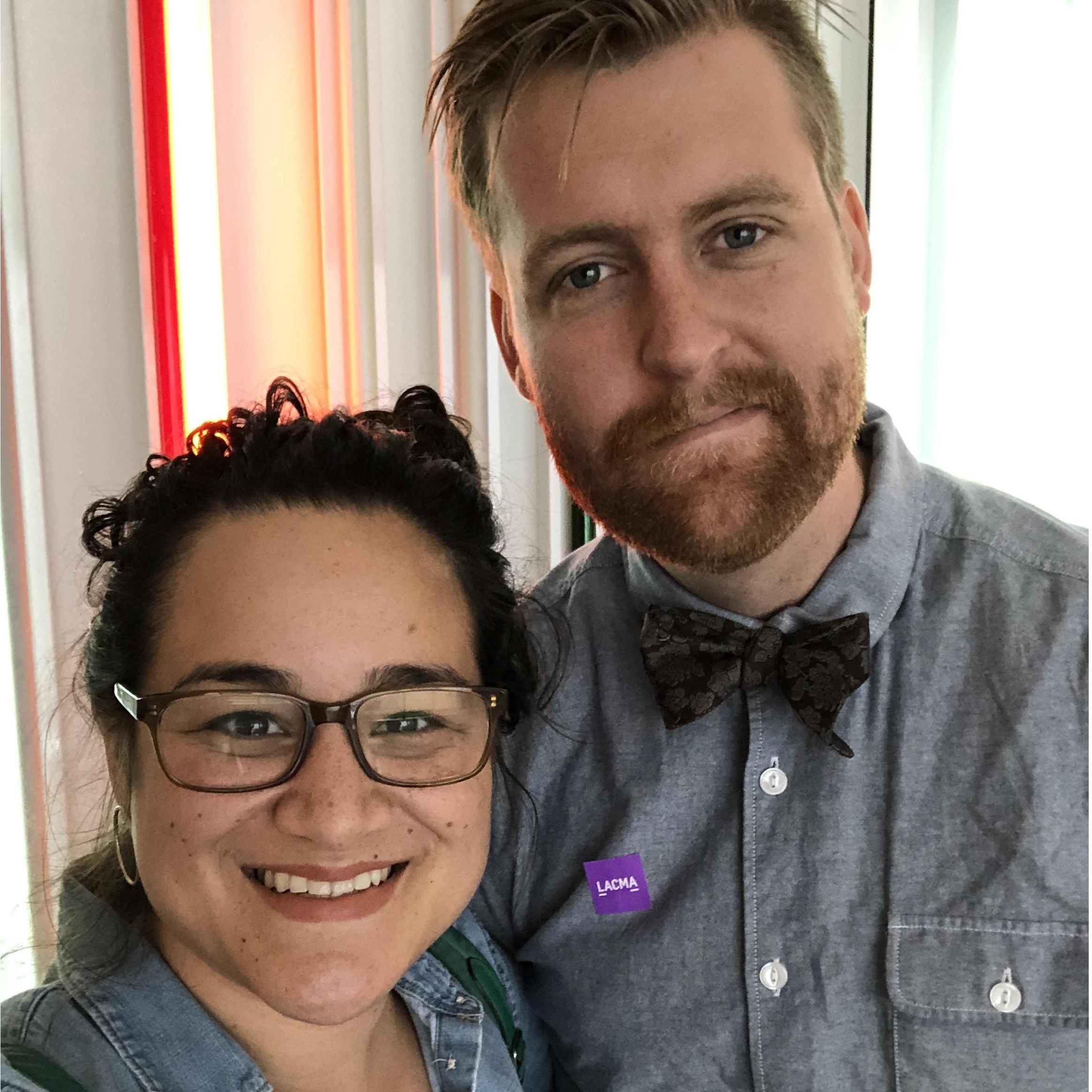 At LACMA right before the proposal
2019