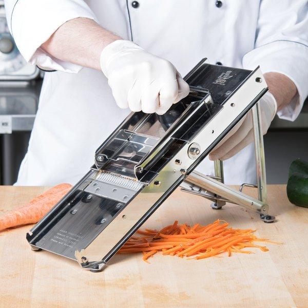 Bron Coucke 3839 "Original" Stainless Steel Professional Mandoline with Interchangeable 38 Cut Blade Set