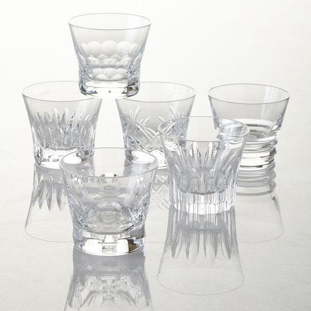 Baccarat Everyday Baccarat Assorted Old Fashion Tumblers, Set of 6