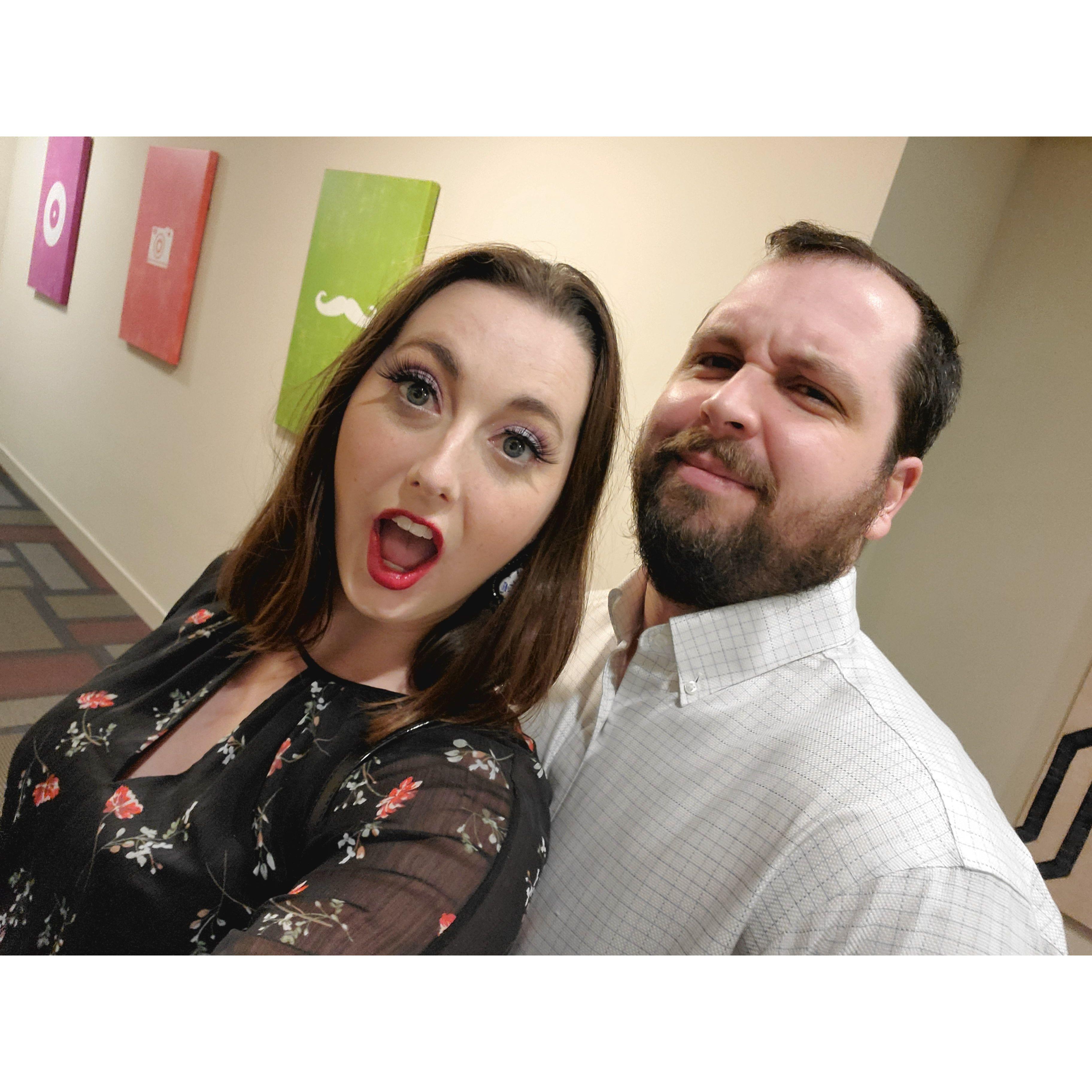 Our first anniversary date :)