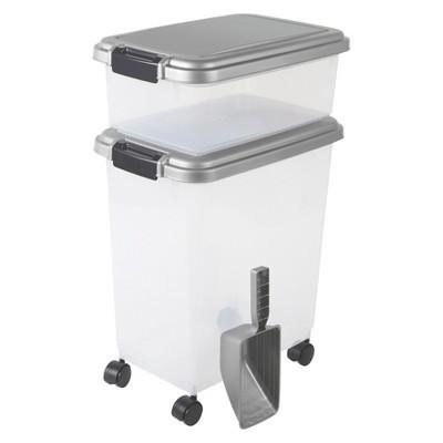 IRIS Airtight Pet Food Storage Set - 3pc