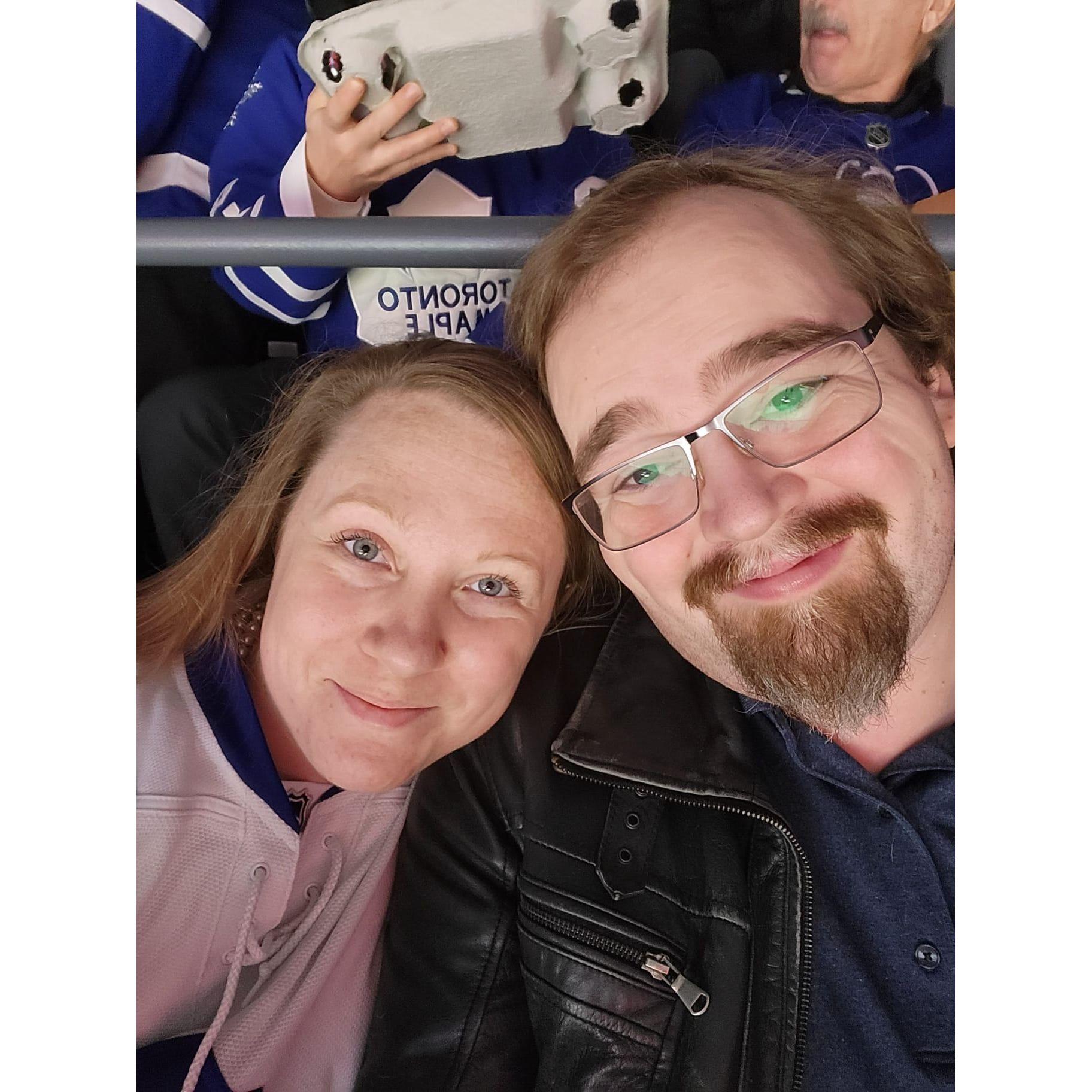 When Keith started dating Lyndsey, he became a Leafs fan by default