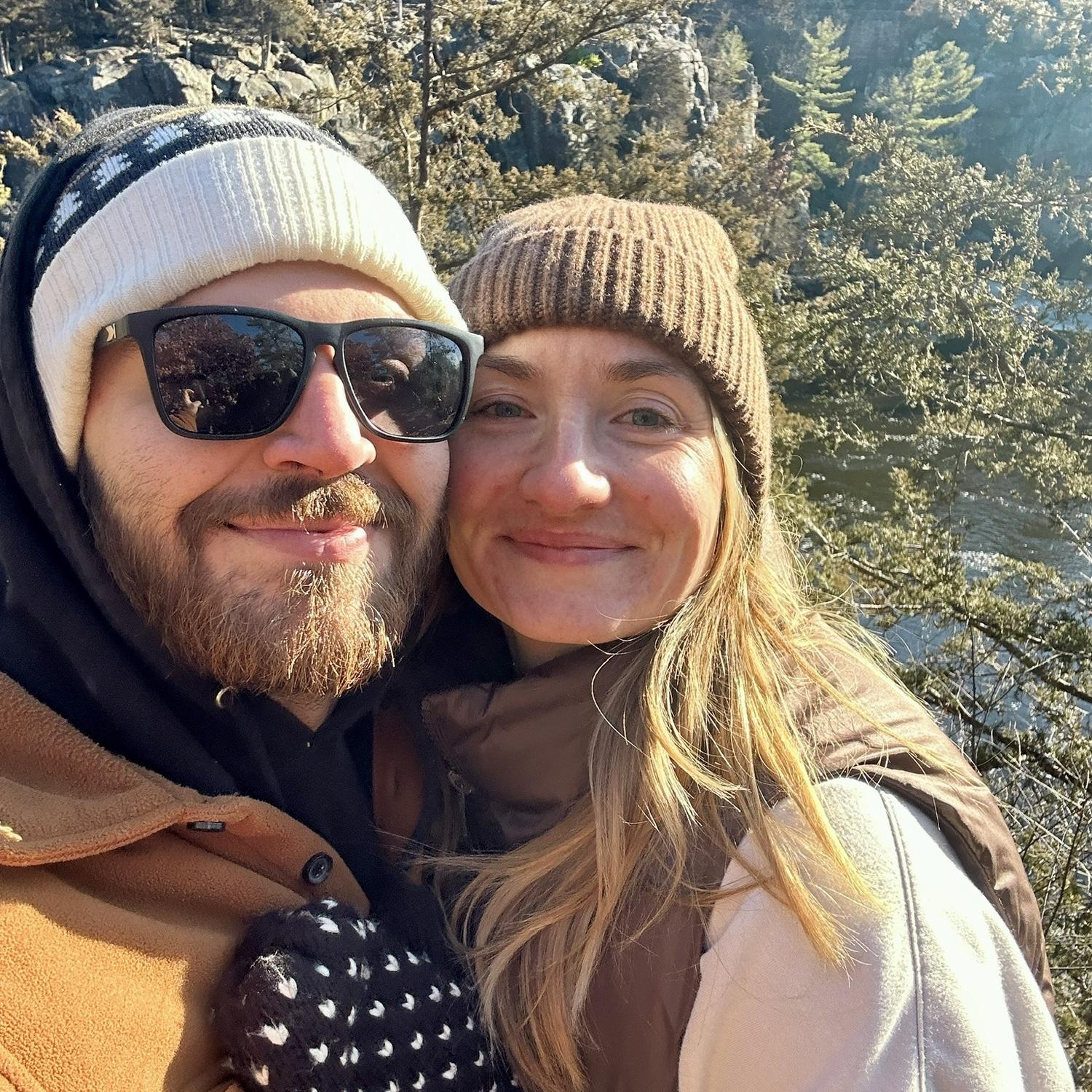 Found our cardbox after this hike - Taylors Falls, MN - November 2024