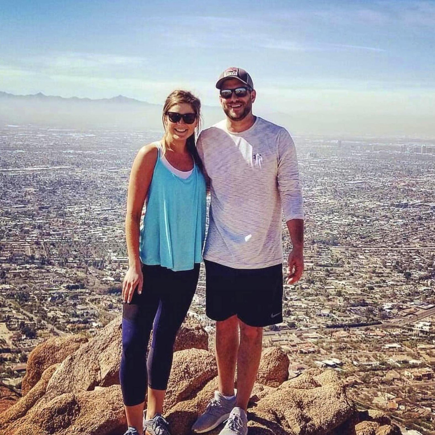 Climbed to the top of Camelback Mountain!