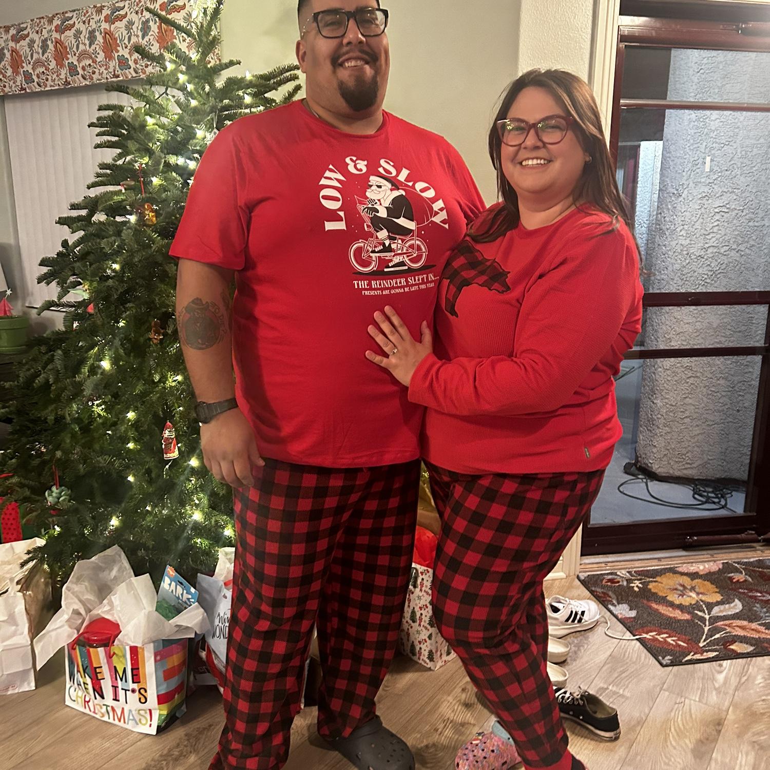 Our first Christmas Pajama Party in our new home.