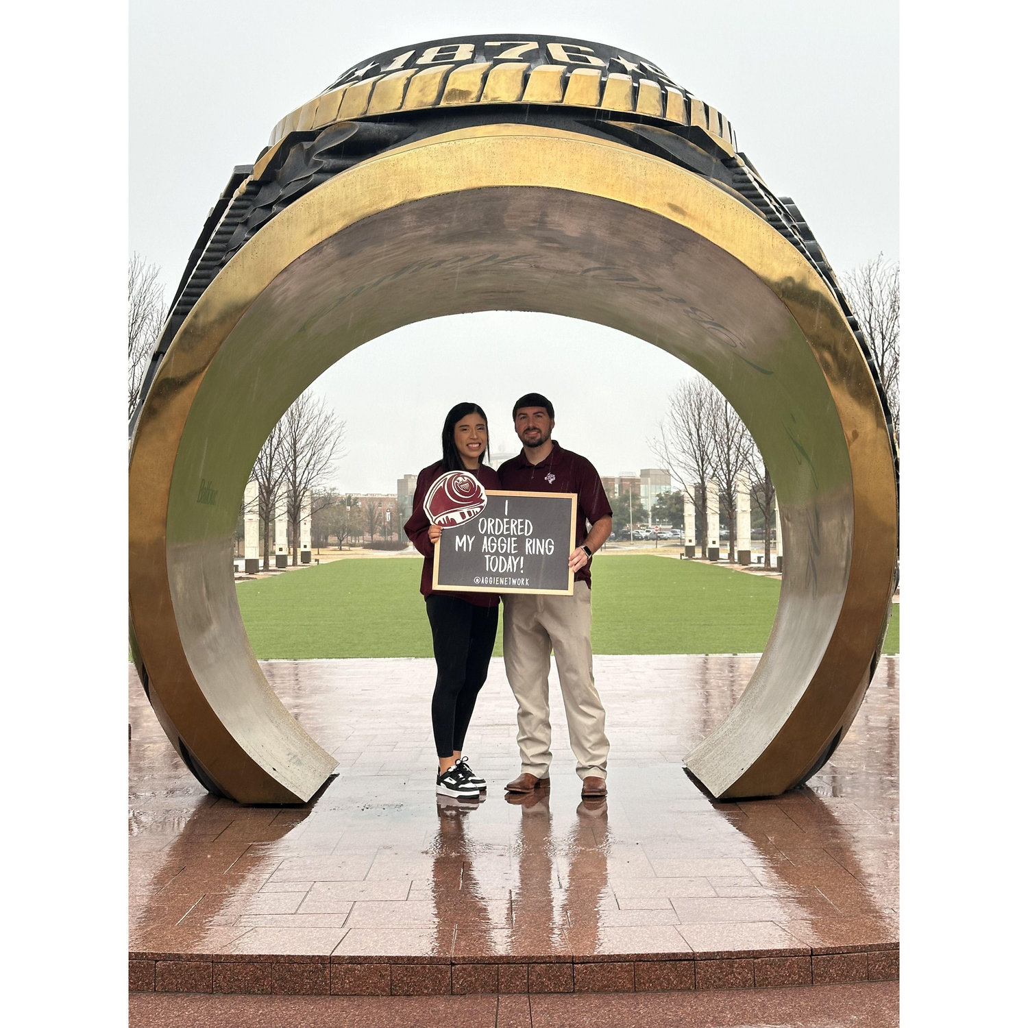 Hutch: ✅ Ring acquired Claire: ⏳ Still waiting…