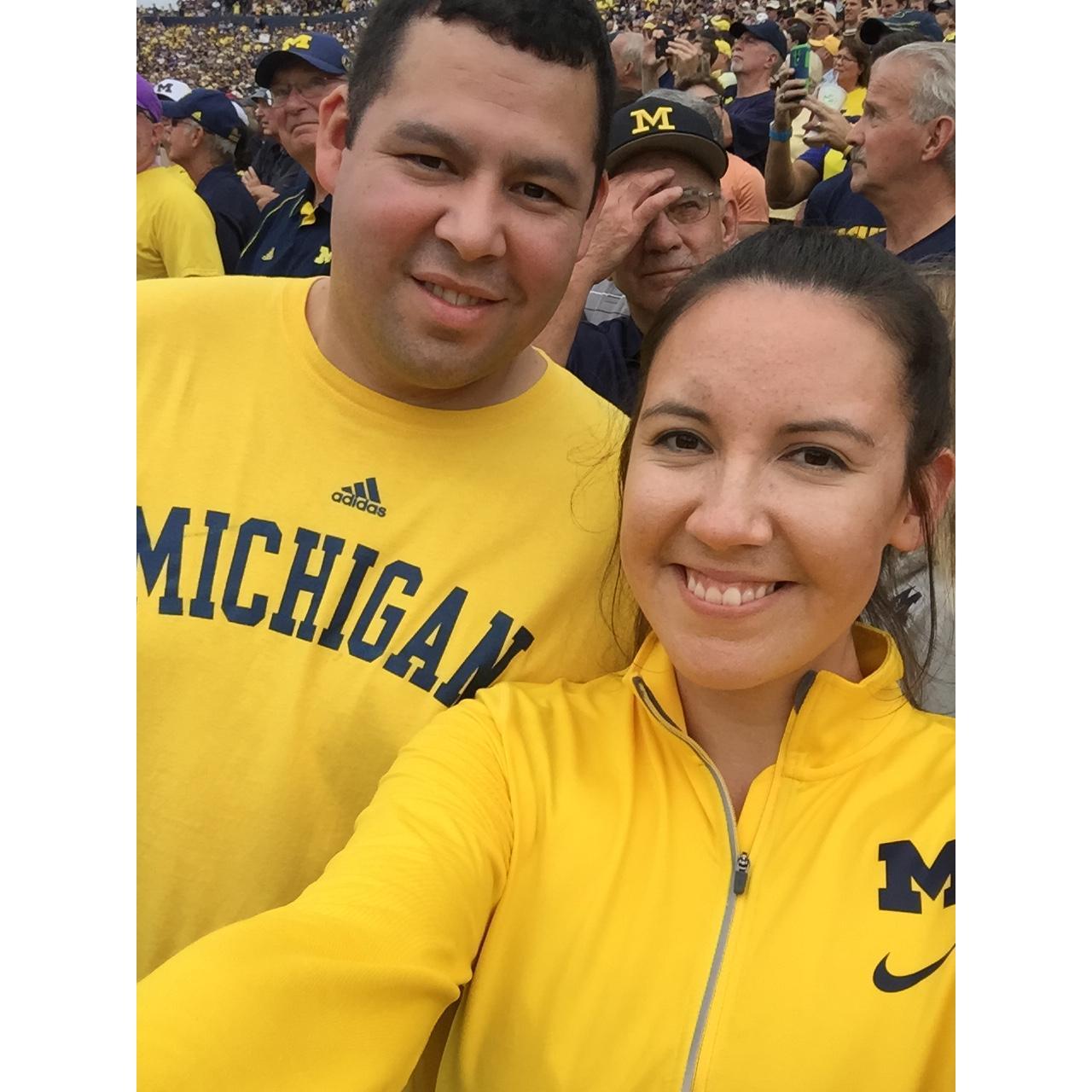 Go Blue! Michigan Wolverines game (2016)