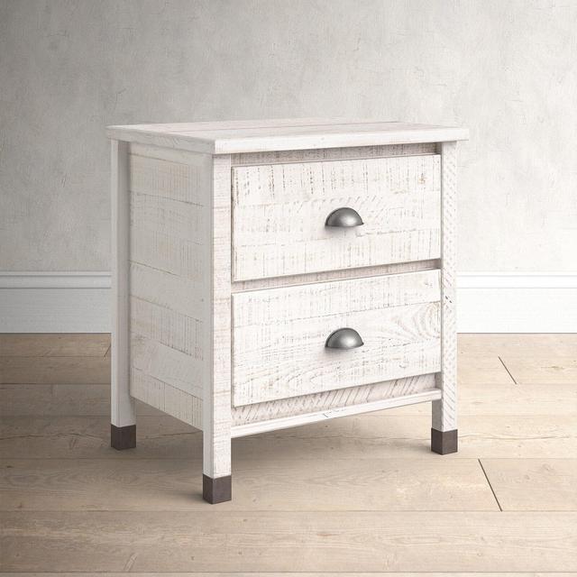 Mannion 2 - Drawer Solid Wood Nightstand