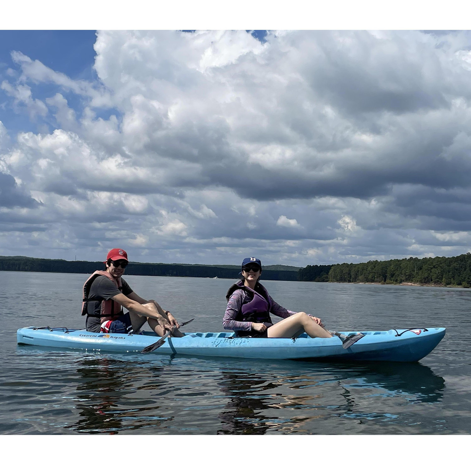 Kayaking on Jordan Lake (Sept 2021)