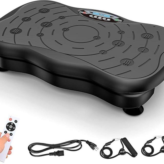 Vibration Plate Exercise Machine for Lymphatic Drainage Weight Loss, Whole Body Workout Vibration Fitness Platform ,Home Training Equipment ,Sport Gym for Weight Loss Fat Burner for Women Men