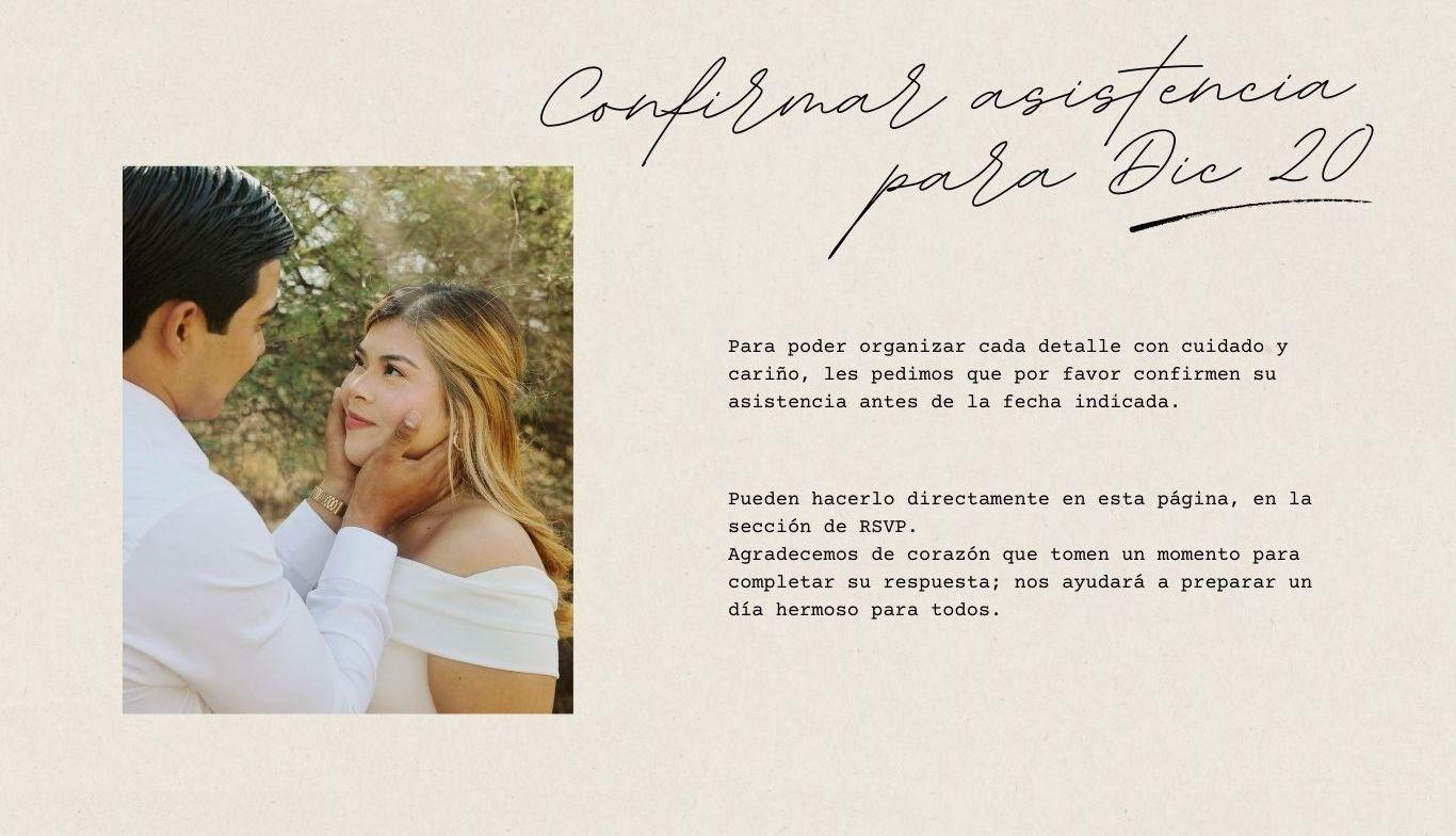 The Wedding Website of Valeria Solis and Santiago Perez