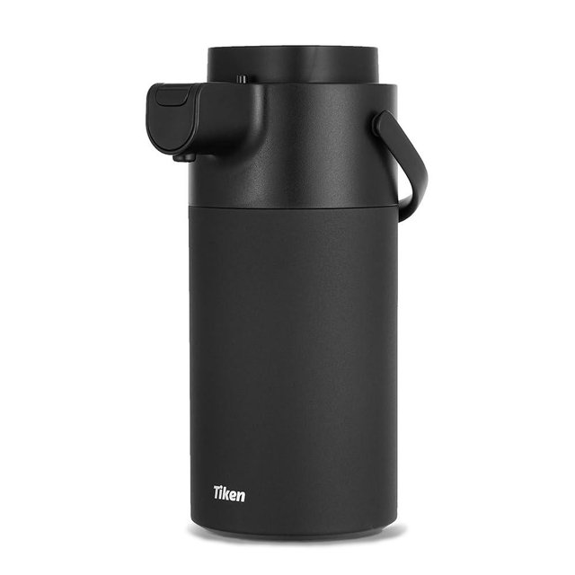Tiken Airpot Coffee Dispenser with Pump - Coffee Carafes for Keeping Hot - Beverage Dispenser - 135oz/4L Thermal Coffee Carafe for Hot Liquids - Stainless Steel Insulated Coffee Thermos Carafe