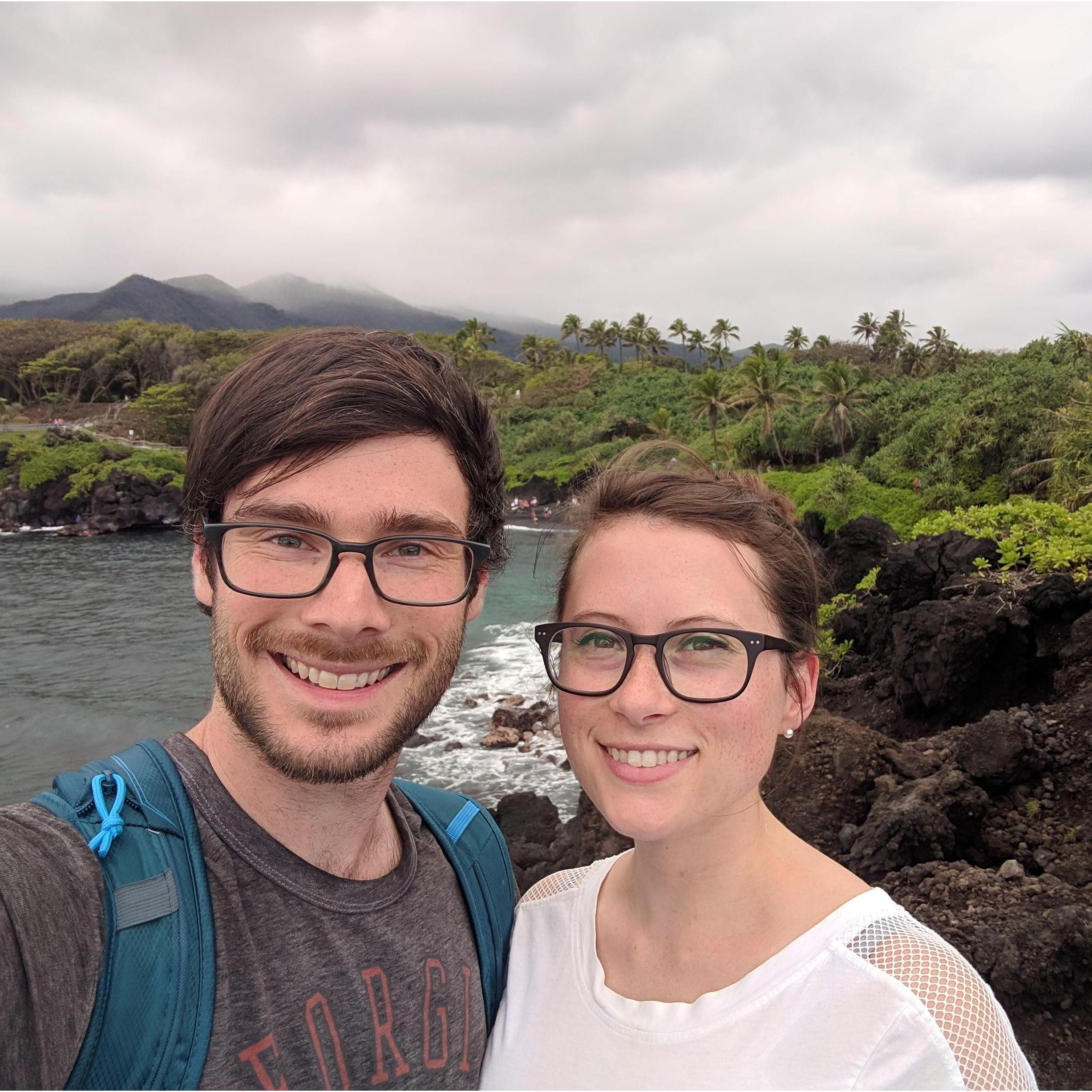 The one where we went to the Black Sands Beach on Maui