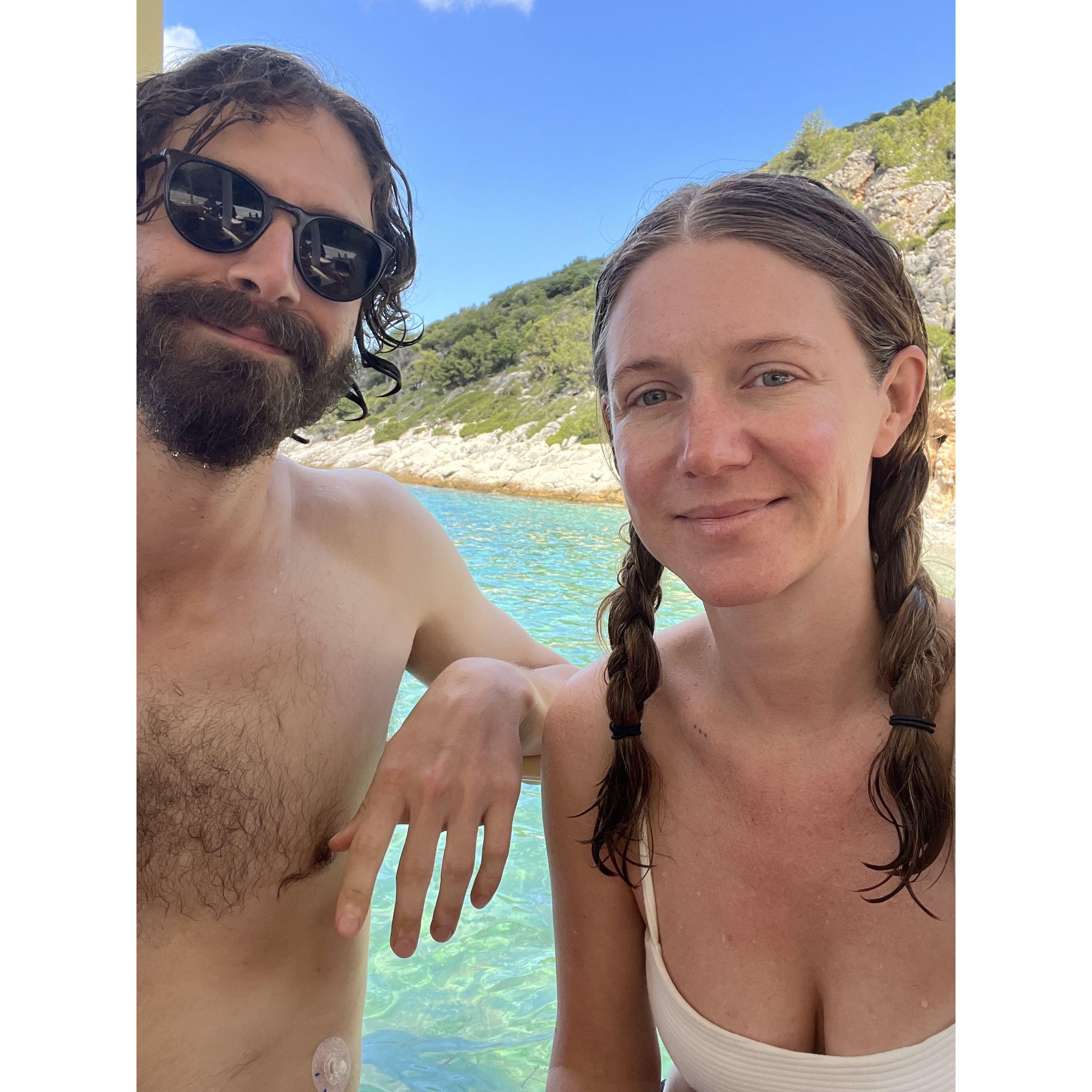 Doing Gareth's favorite thing (snorkeling)