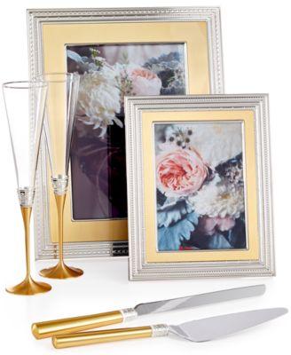 With Love Gold Toasting Flute Pair