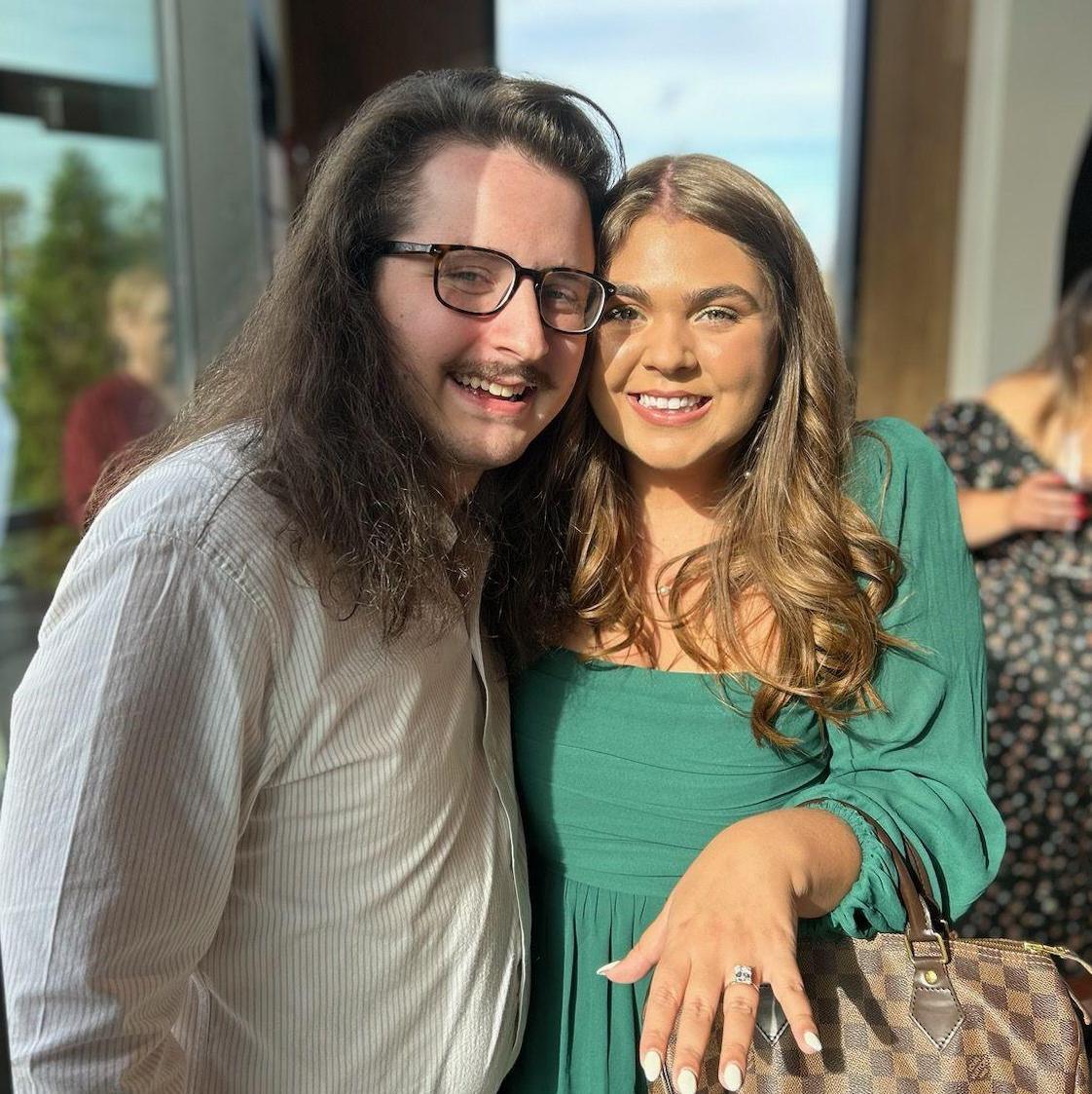 When Lucas popped the question!