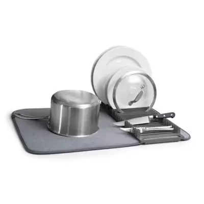 Umbra® U Dry Drying Rack with Mat in Red