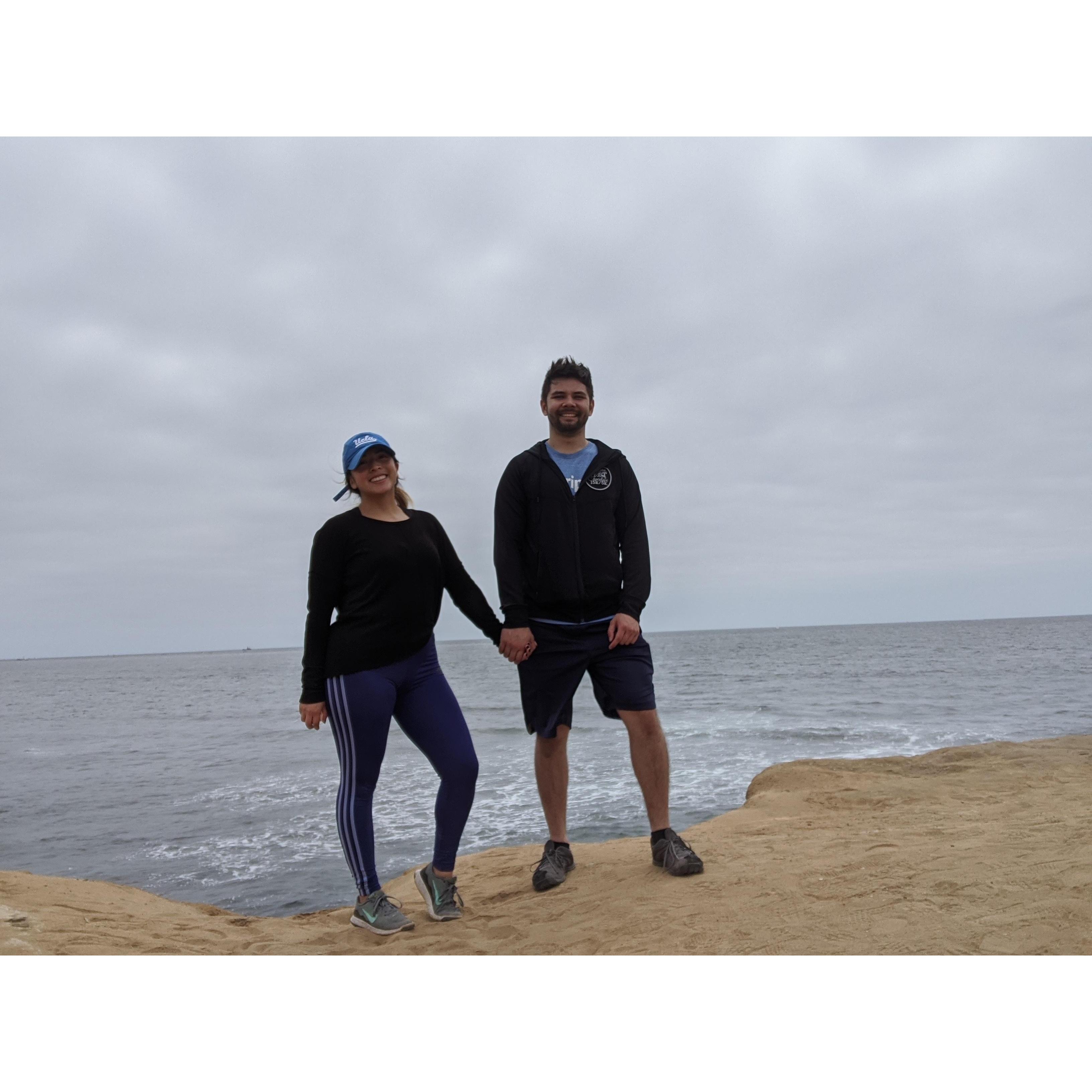 Cold beach day. 2020.