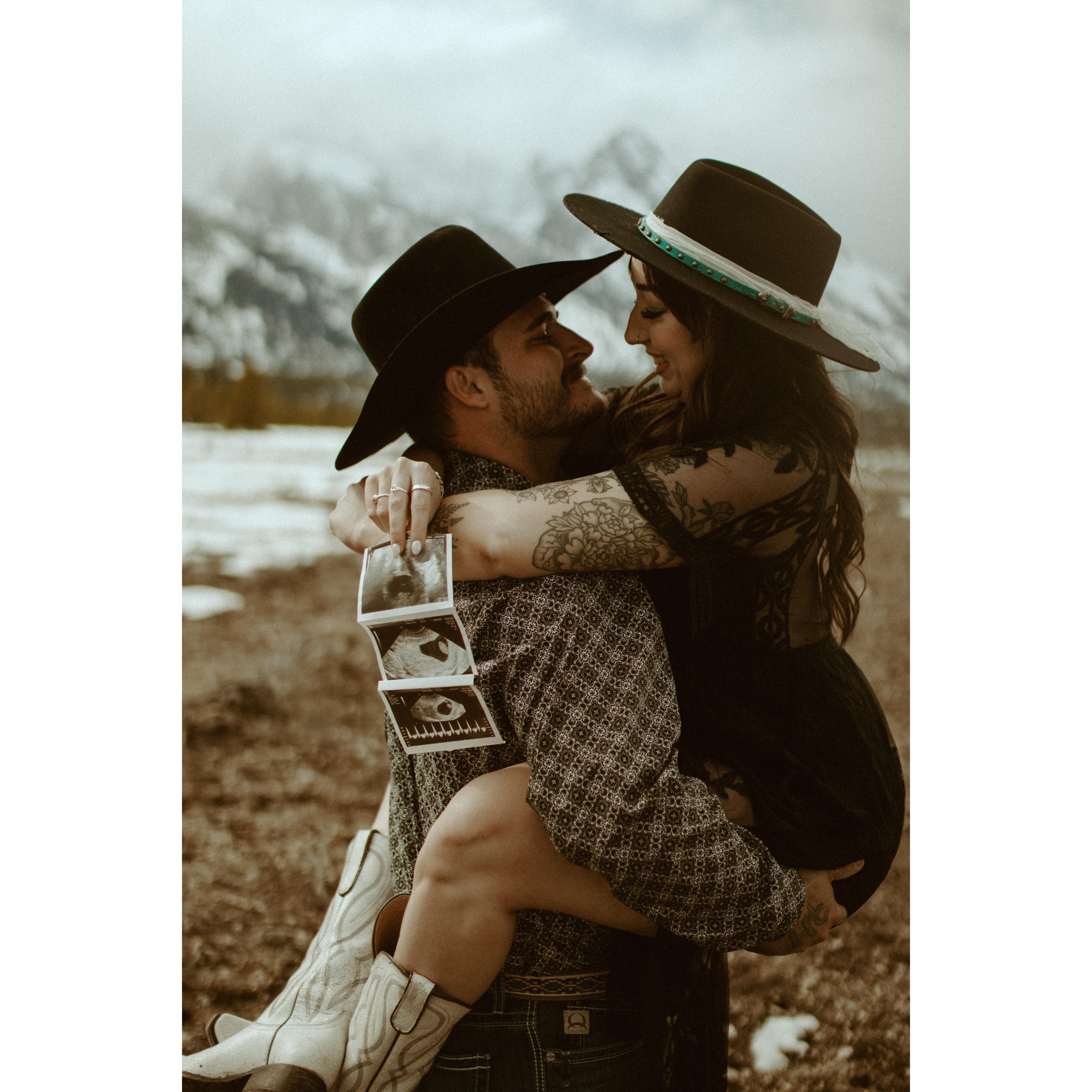 our pregnancy announcement photo!