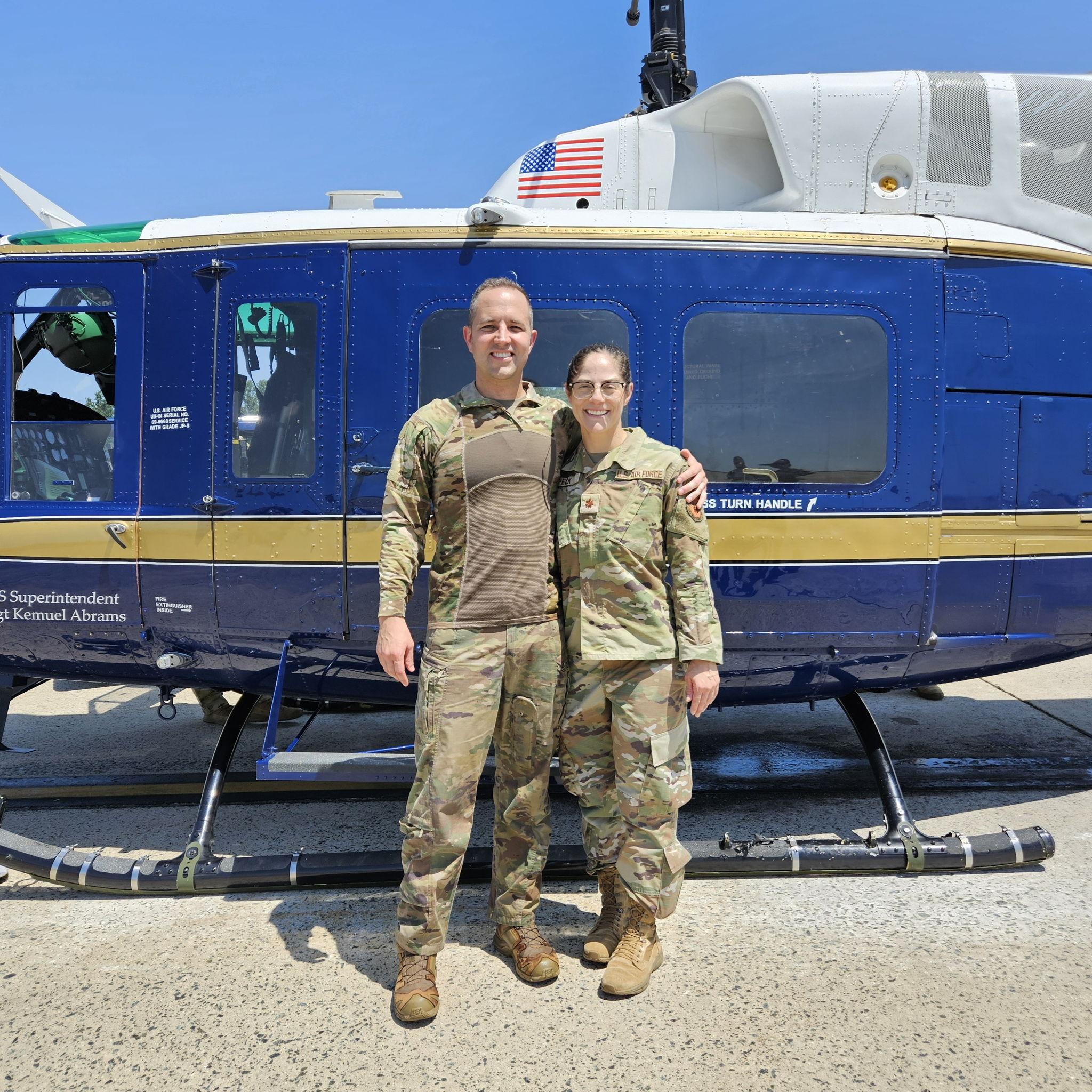Right after my "fini" flight at Joint Base Andrews in Maryland.