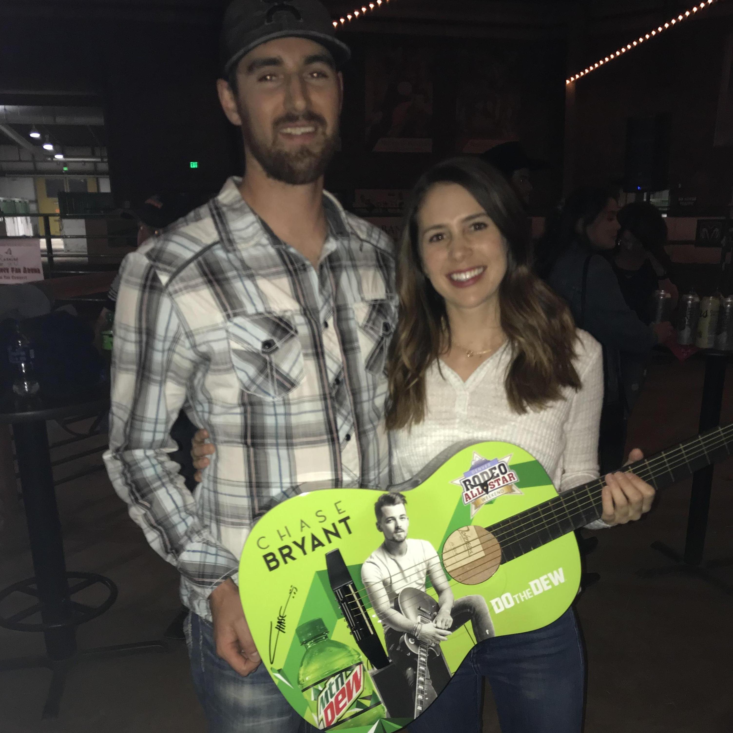 Winning a guitar at a country swing dance competition