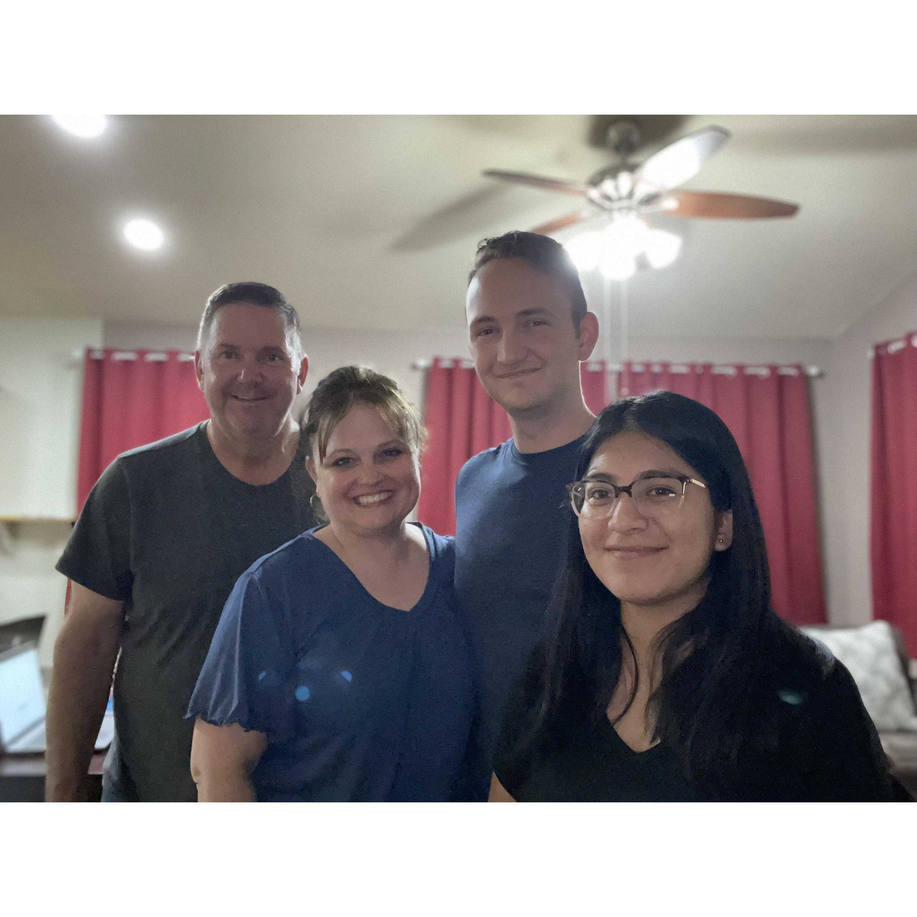 Ben's parents came to visit him in CA and I met them for the first time