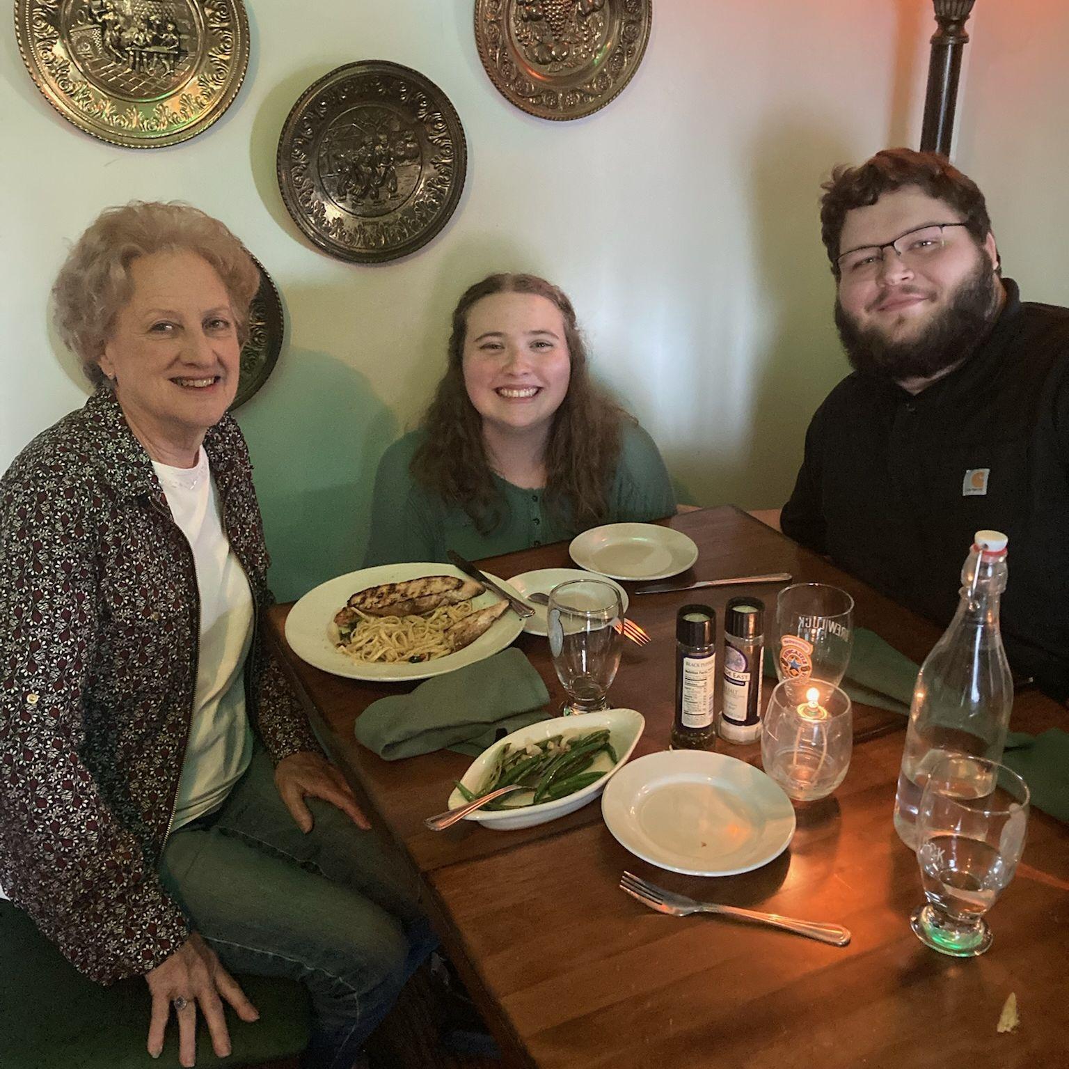 2025 - Celebrating Hannah getting her Master's Degree