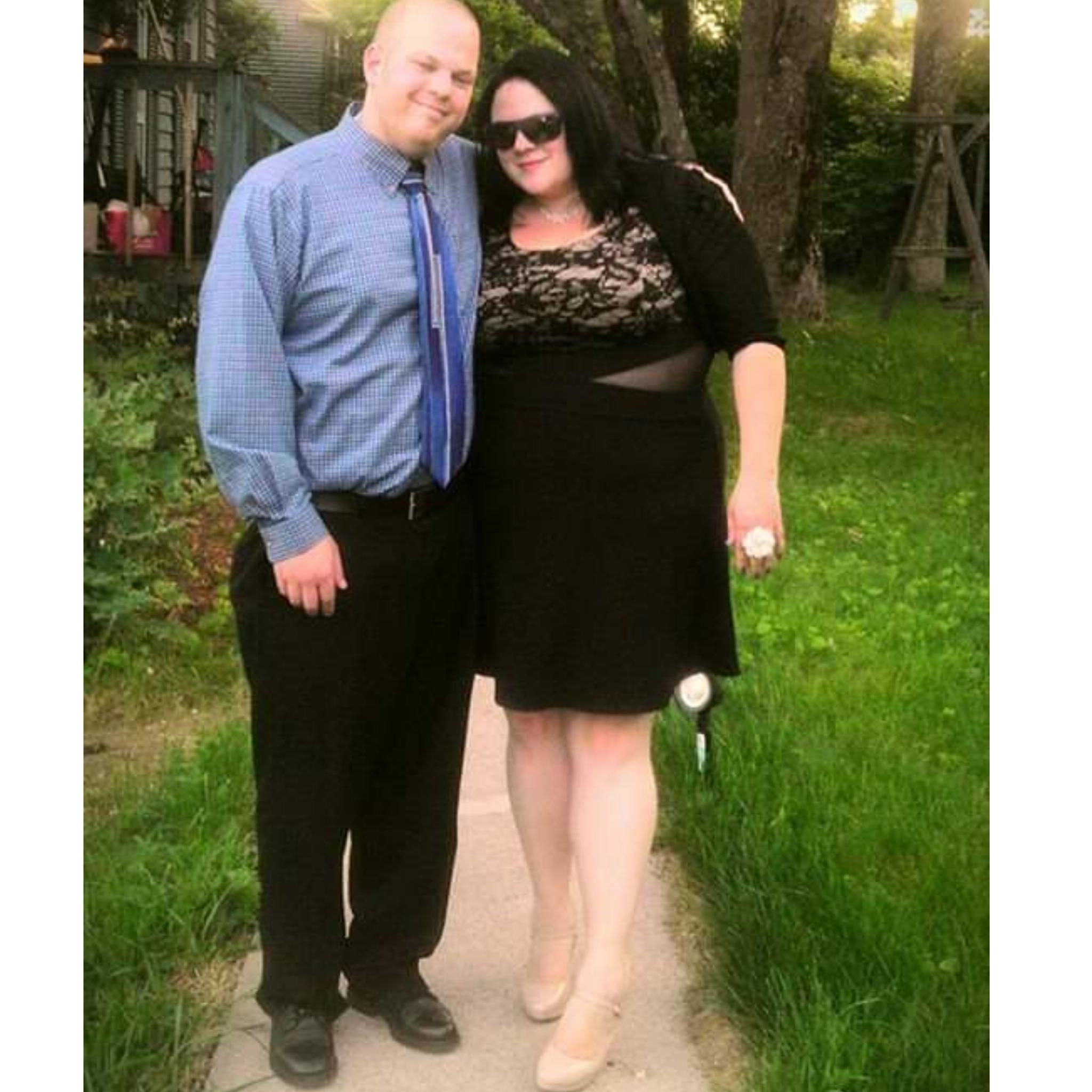 Headed to Jen & Ian's wedding, 08/11/2013