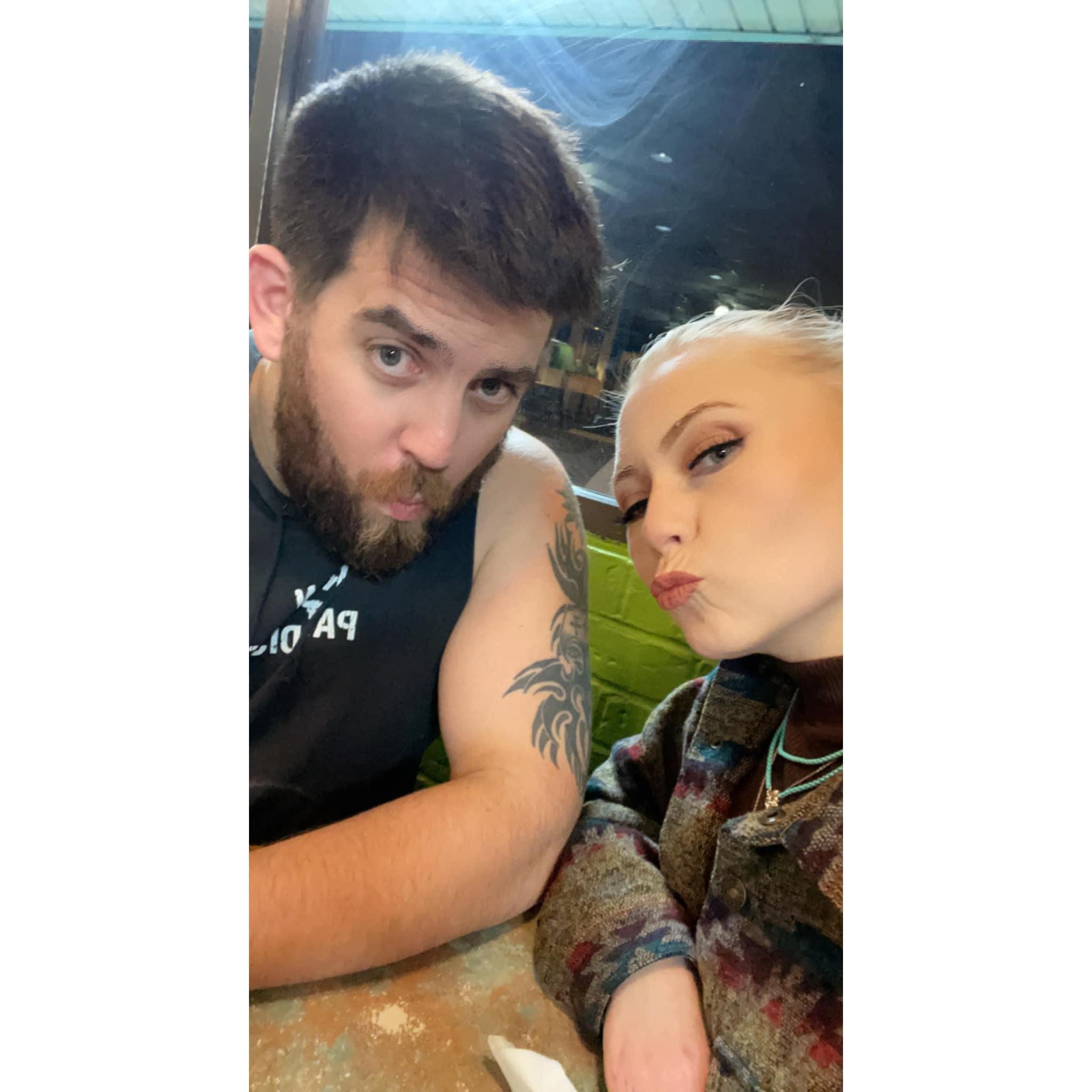 Breakfast at our favorite spot